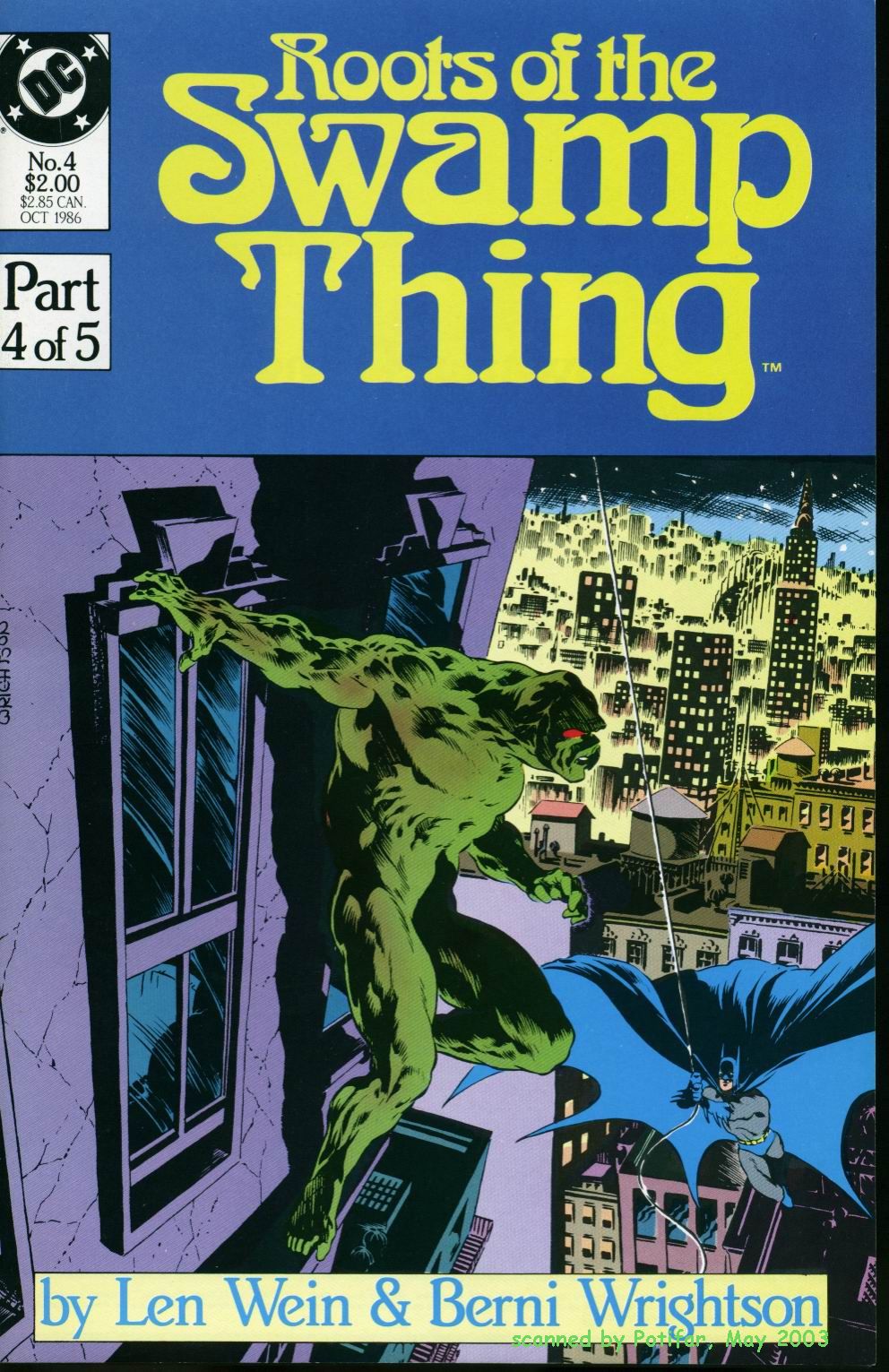 Read online Roots of the Swamp Thing comic -  Issue #4 - 1