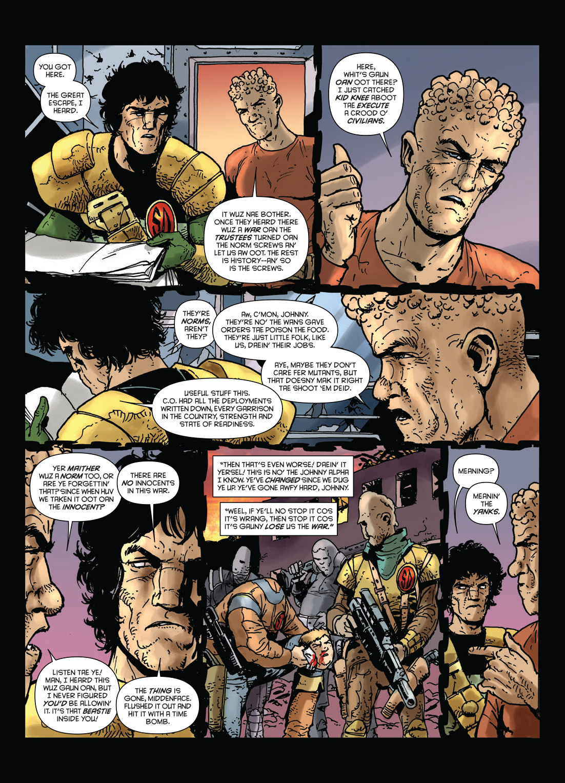 Read online Strontium Dog: The Life and Death of Johnny Alpha: Dogs of War comic -  Issue # TPB - 72