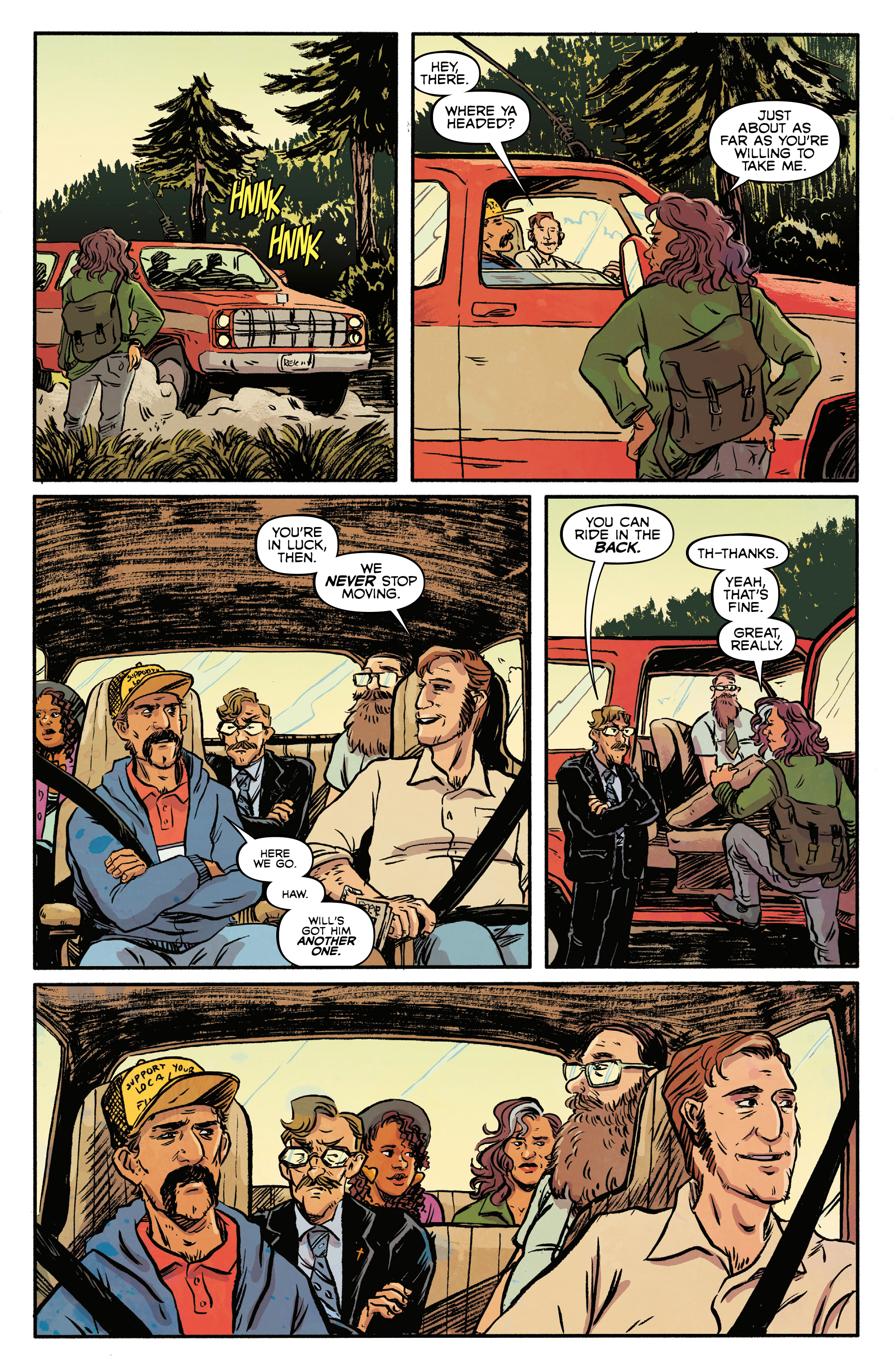 Read online Door to Door, Night by Night comic -  Issue #1 - 4