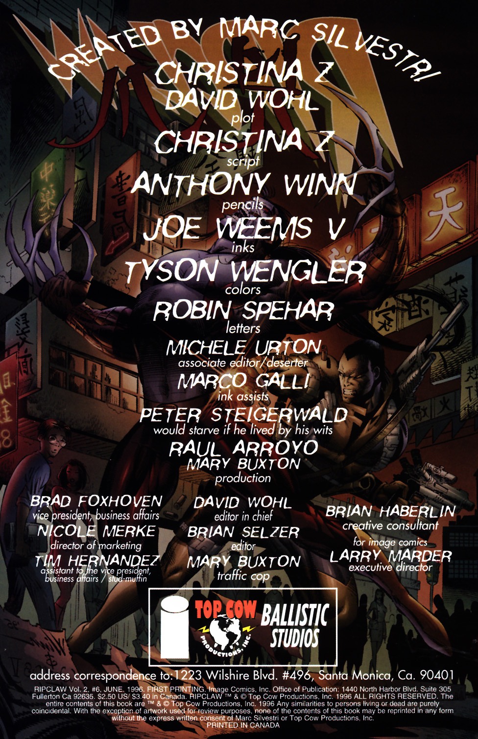 Read online Ripclaw [II] comic -  Issue #6 - 2