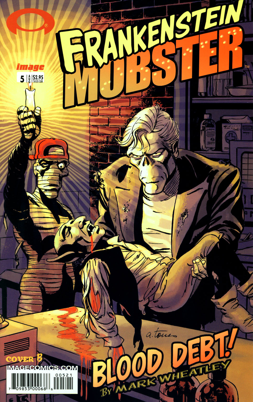 Read online Frankenstein Mobster comic -  Issue #5 - 1
