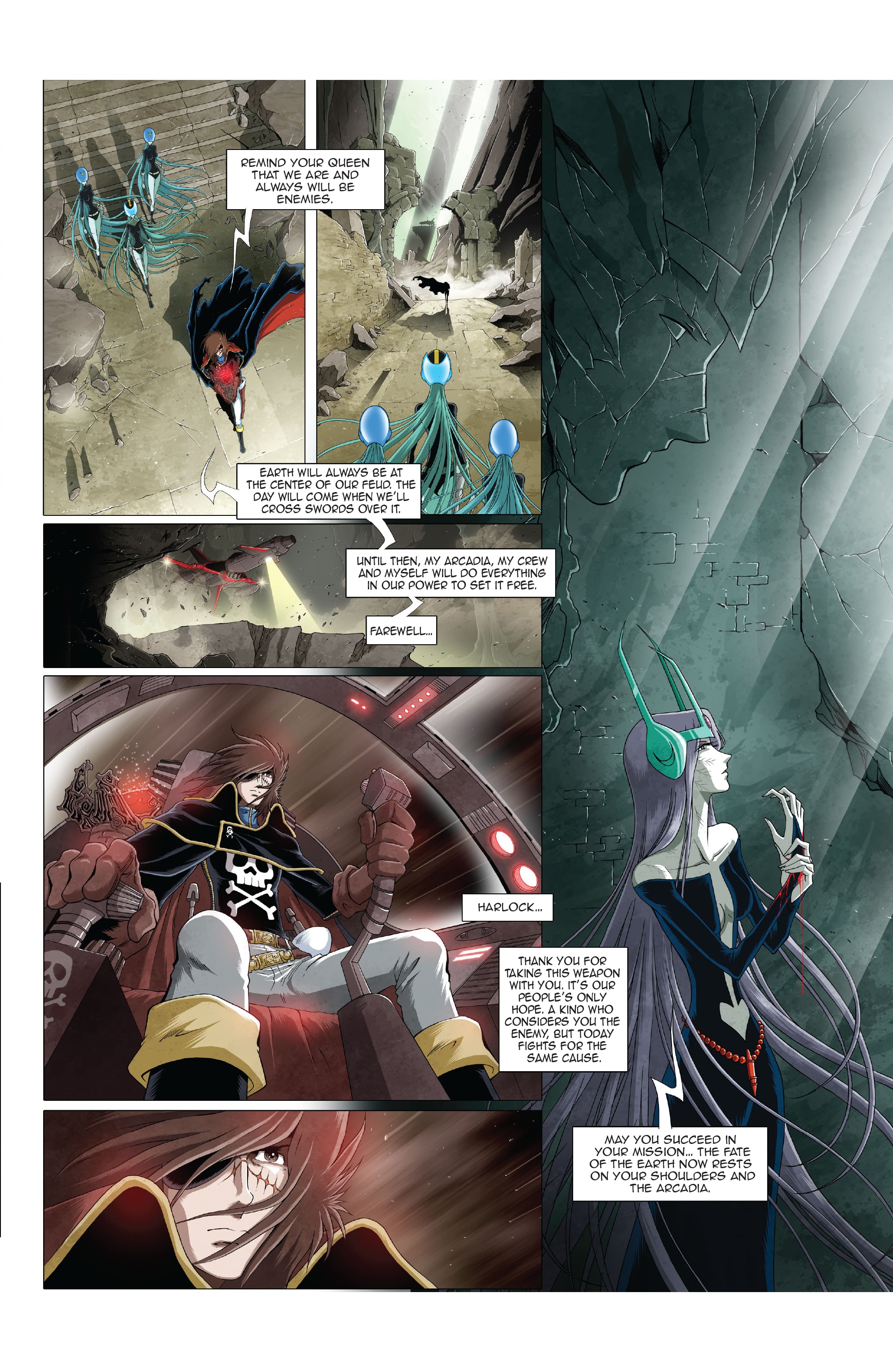 Read online Space Pirate Captain Harlock comic -  Issue #5 - 22