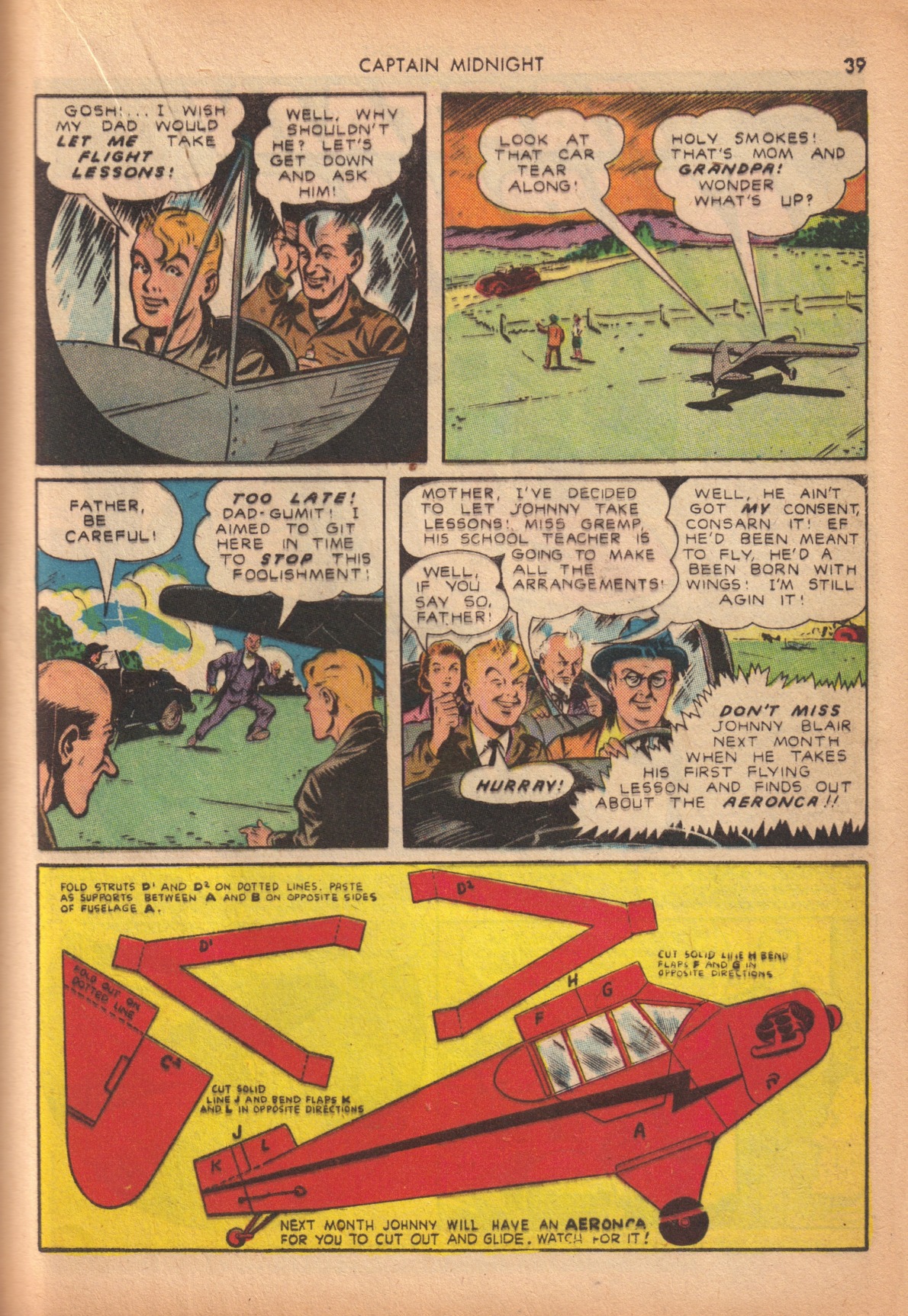Read online Captain Midnight (1942) comic -  Issue #10 - 35