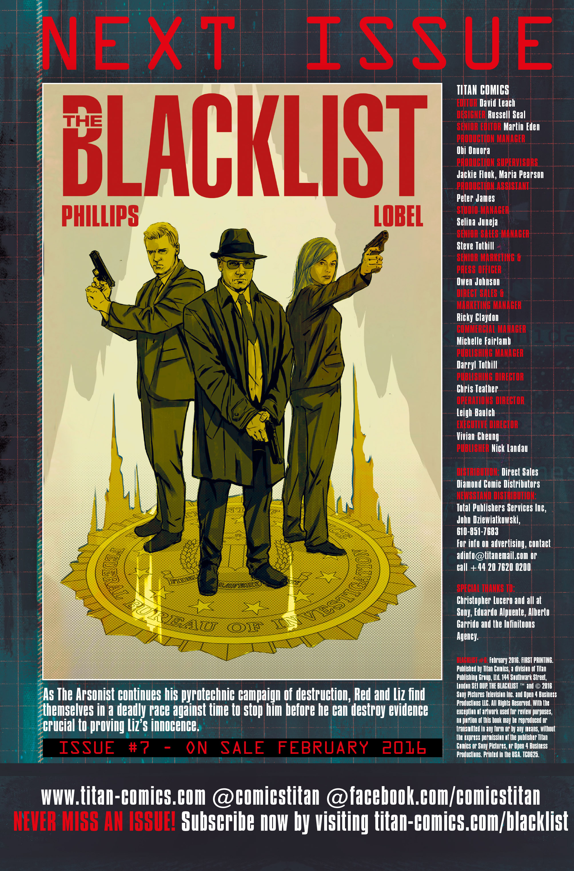 Read online The Blacklist comic -  Issue #6 - 27
