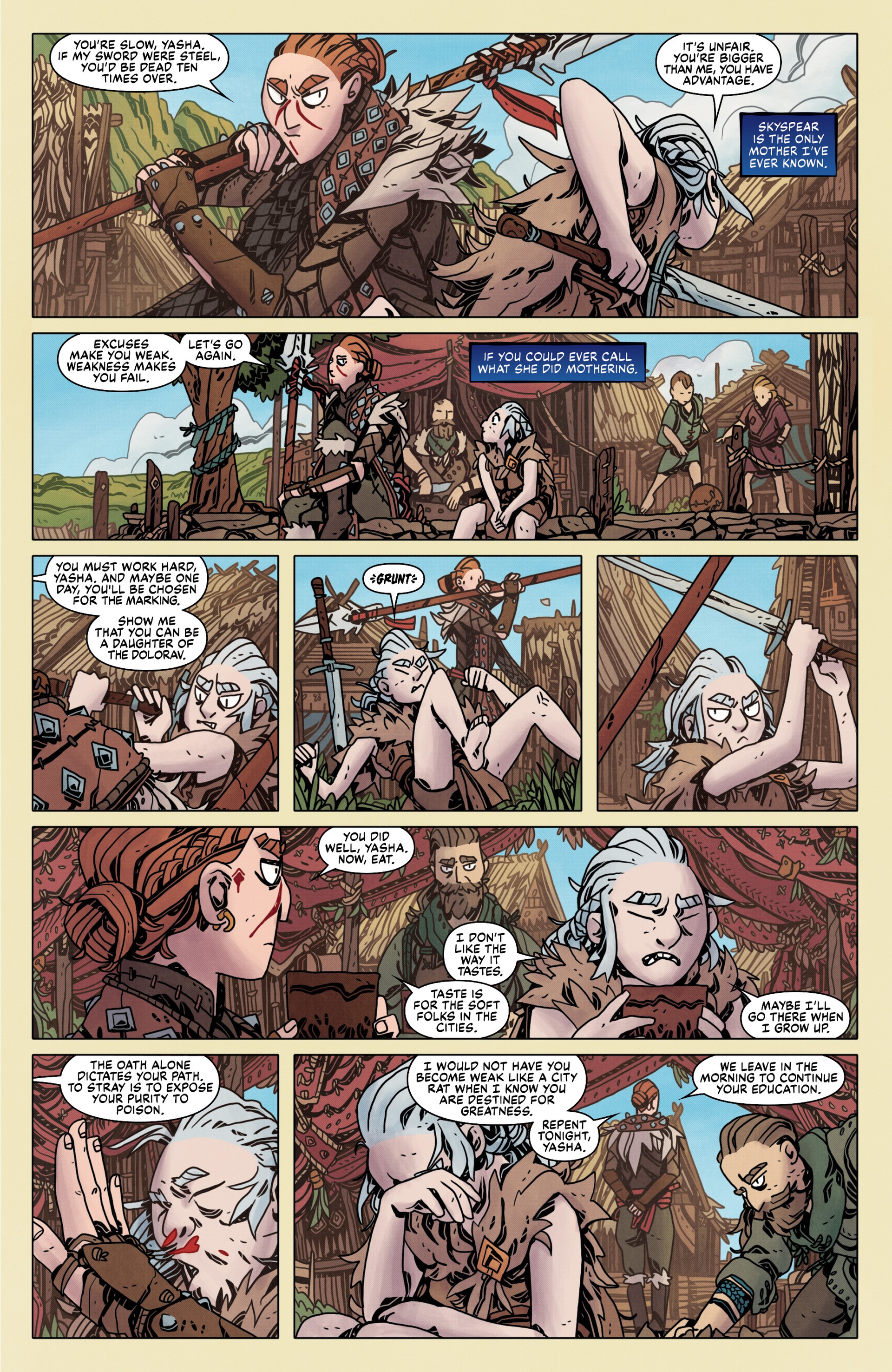 Read online Critical Role: The Mighty Nein Origins - Yasha Nydoorin comic -  Issue # Full - 14