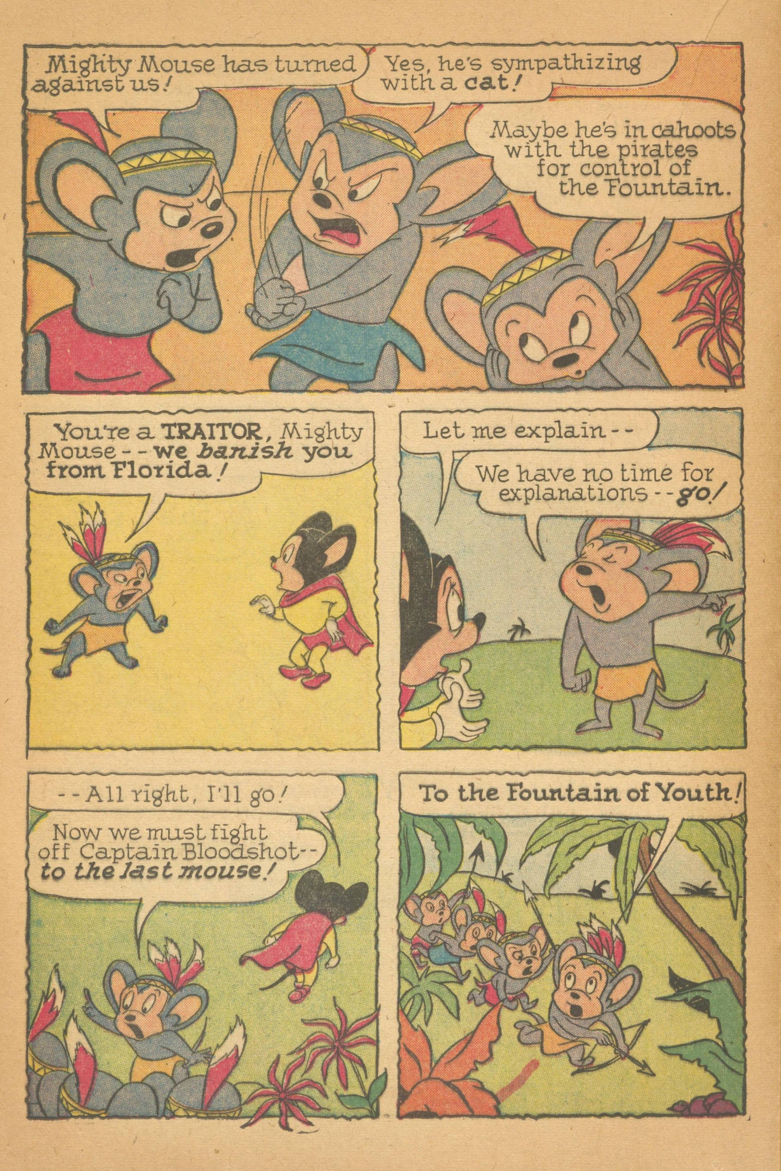 Read online Paul Terry's Mighty Mouse Comics comic -  Issue #71 - 16