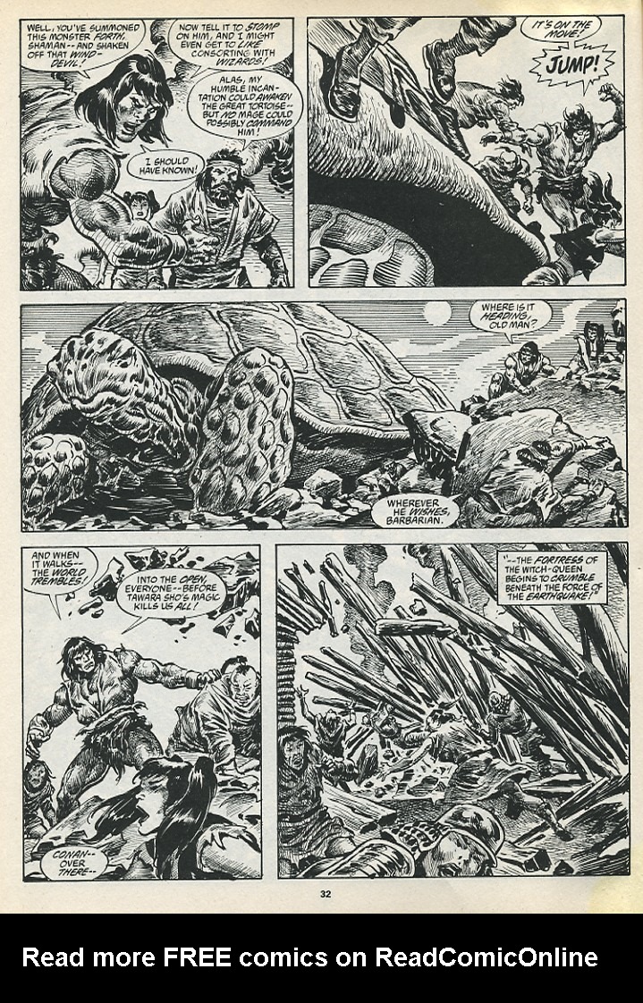 The Savage Sword Of Conan issue 195 - Page 34