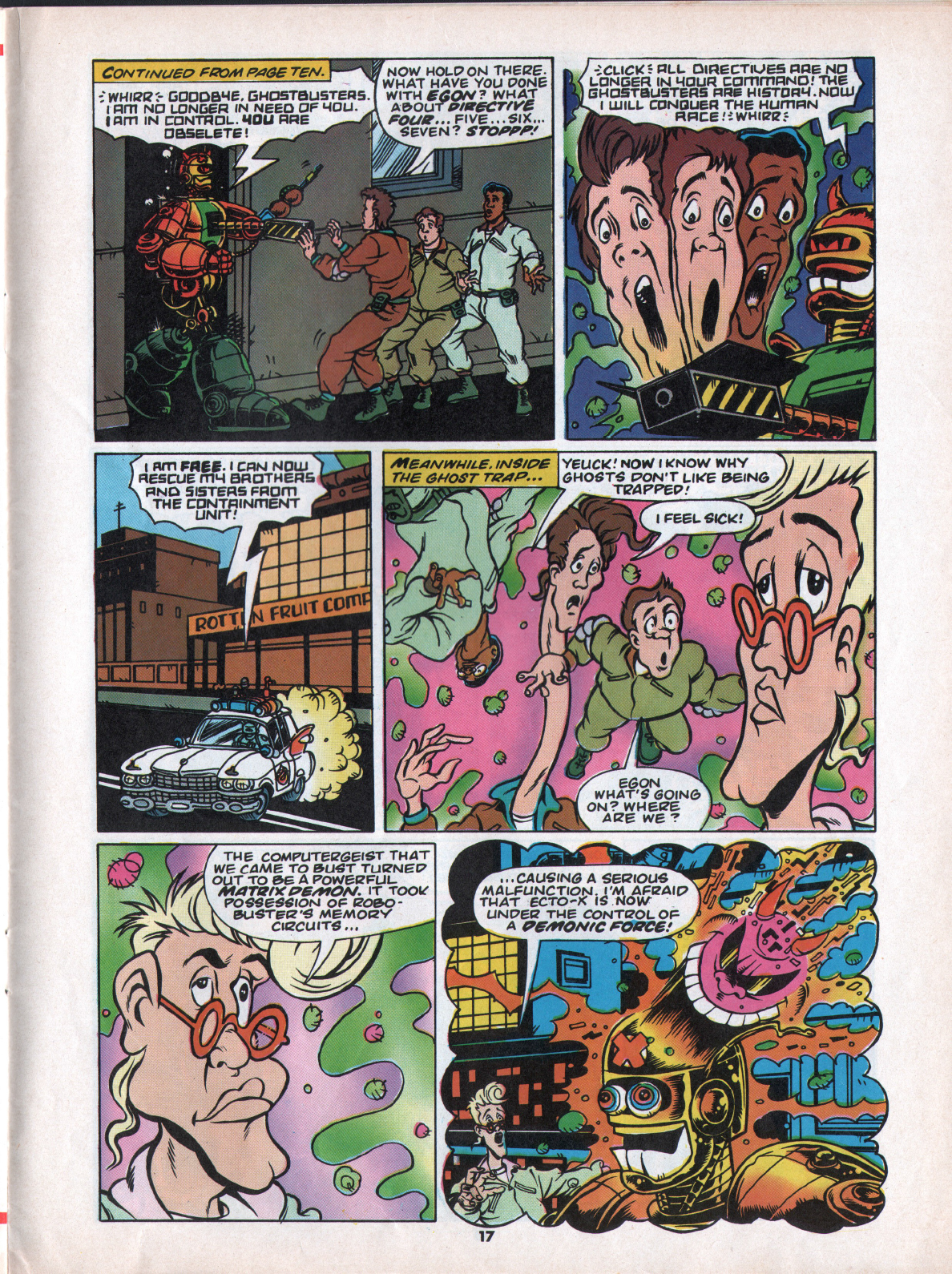 Read online The Real Ghostbusters comic -  Issue #50 - 17