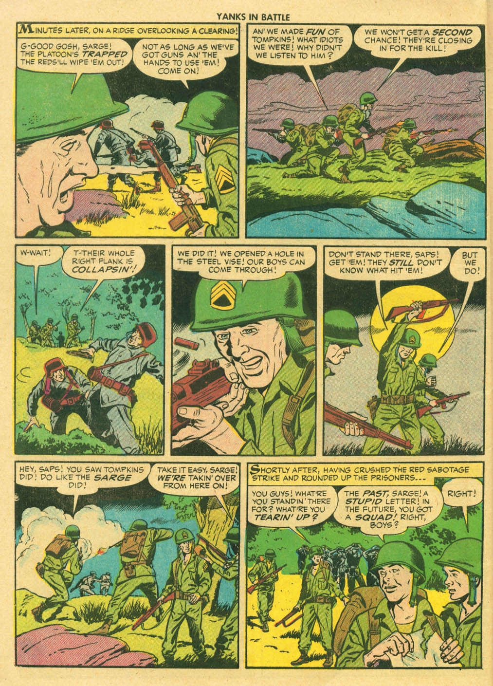 Read online Yanks In Battle comic -  Issue #3 - 32