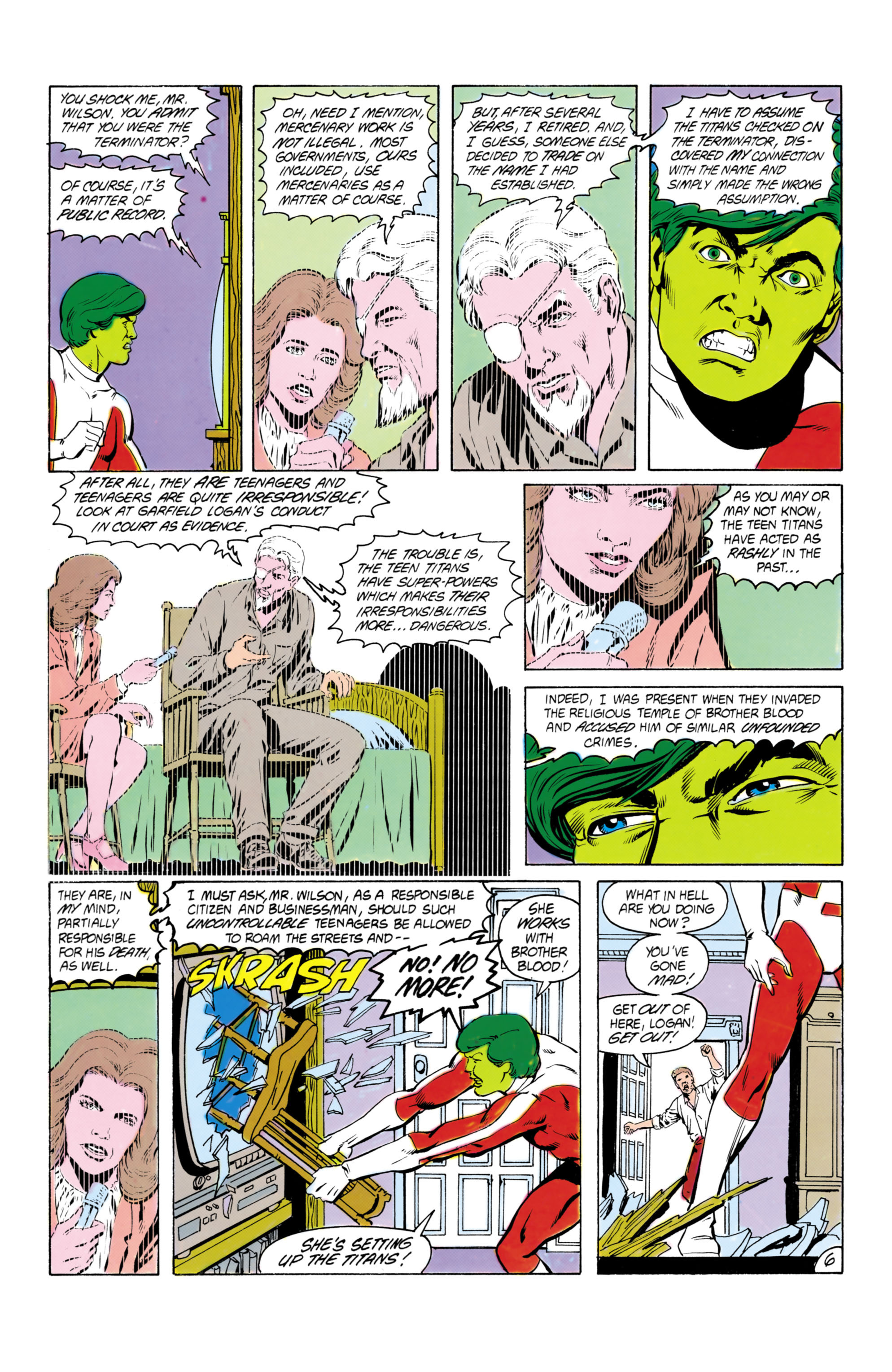 Read online Tales of the Teen Titans comic -  Issue #55 - 7