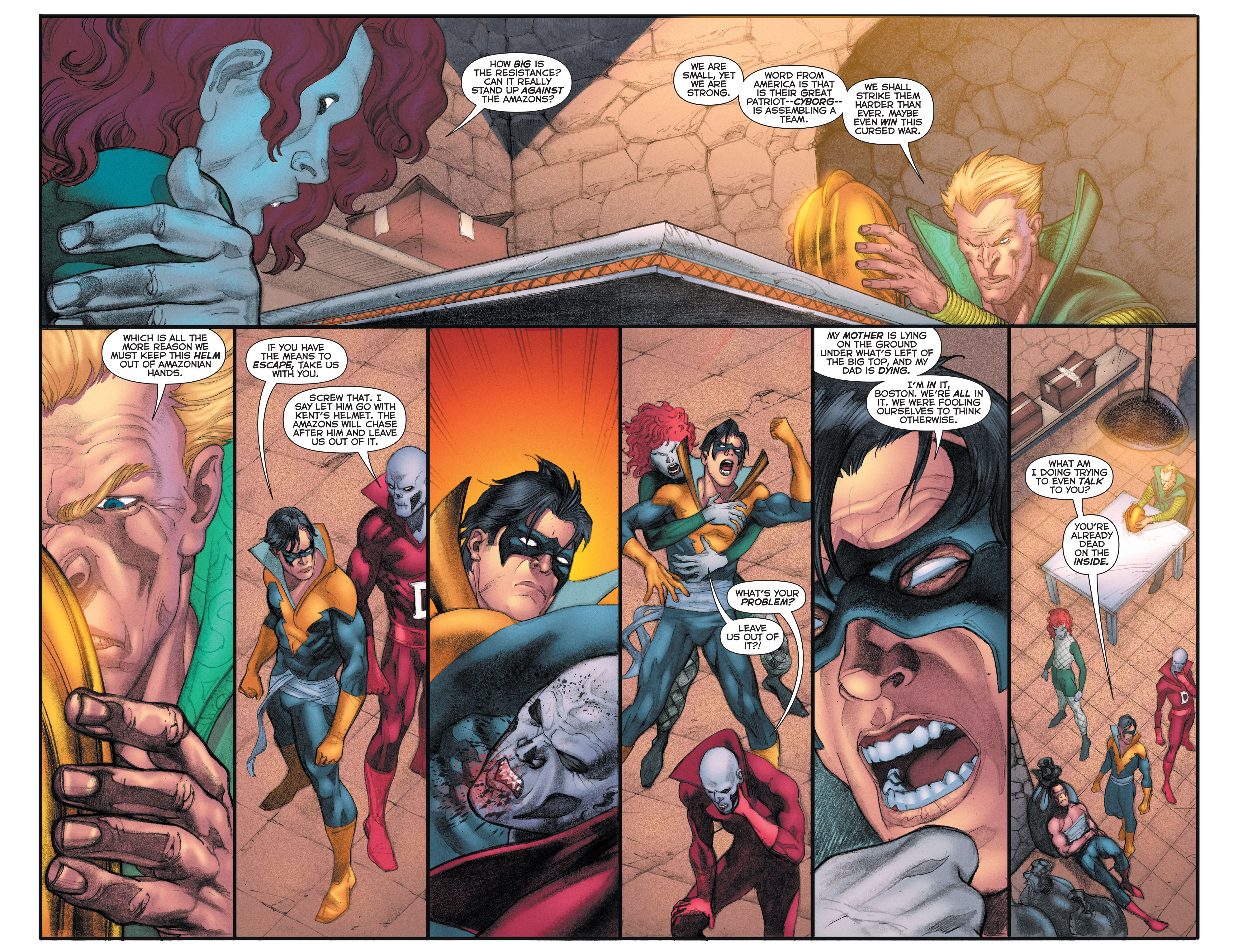 Read online Flashpoint: The World of Flashpoint Featuring Batman comic -  Issue # Full - 104