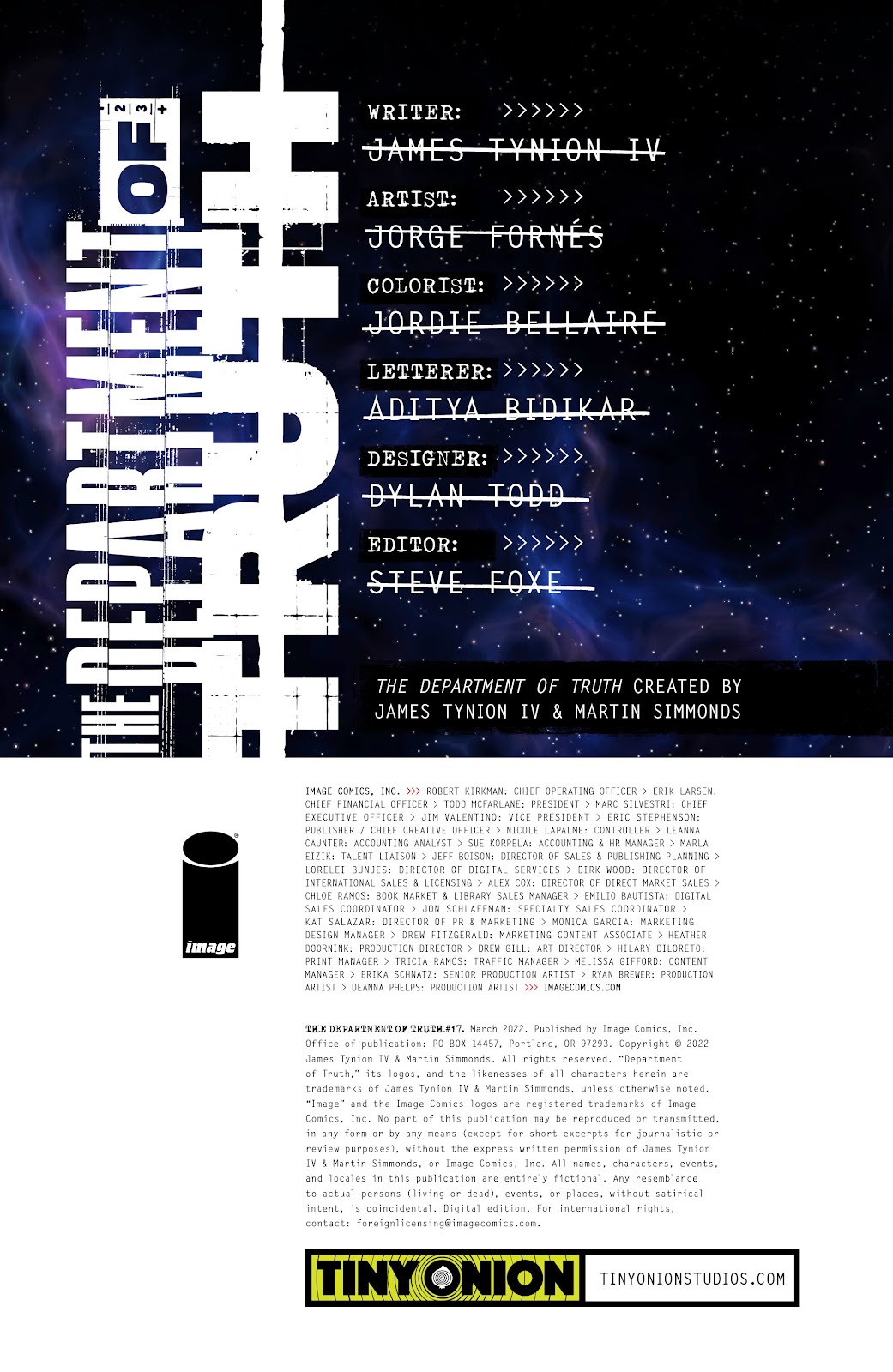 The Department of Truth issue 17 - Page 2