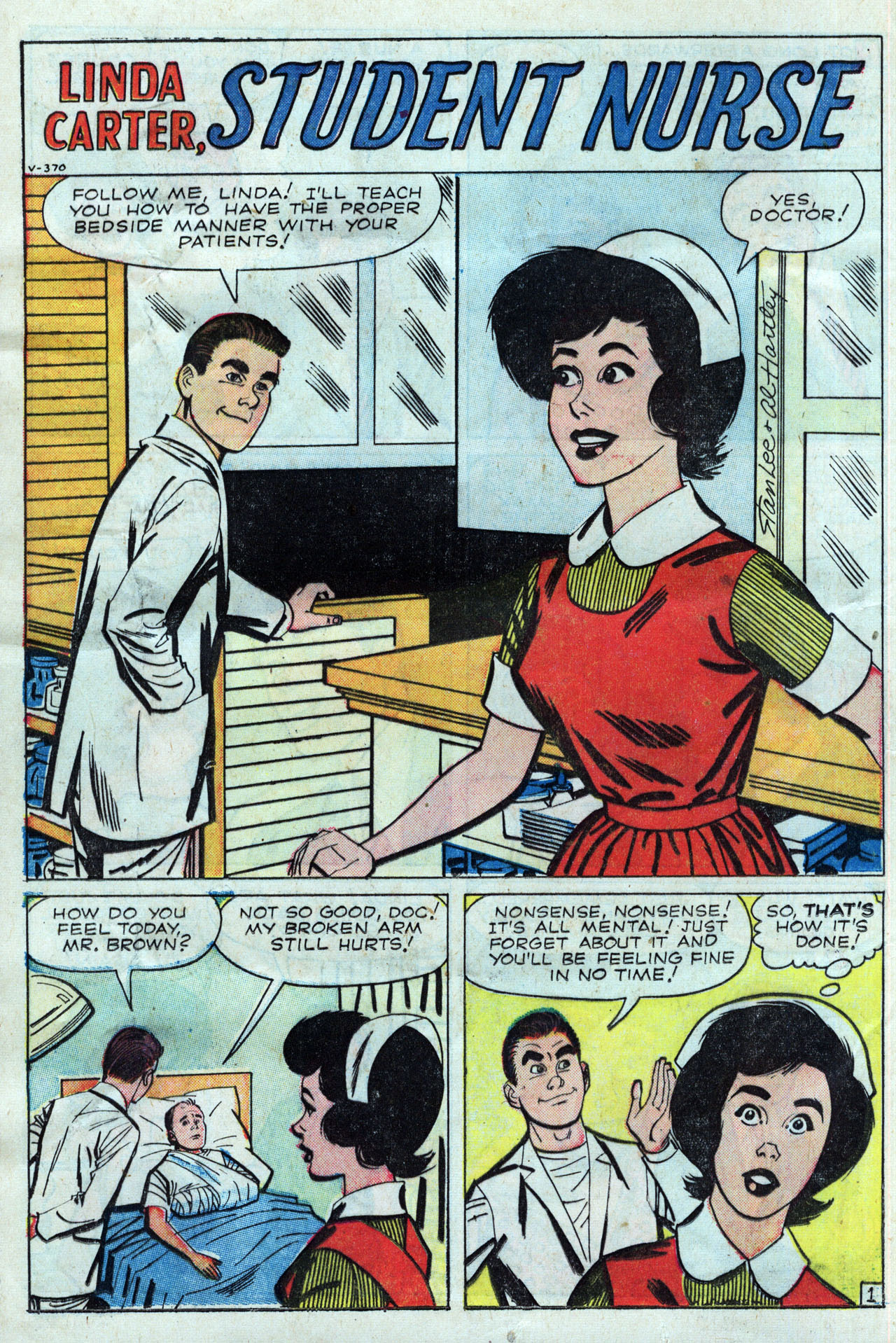 Read online Linda Carter, Student Nurse comic -  Issue #2 - 12