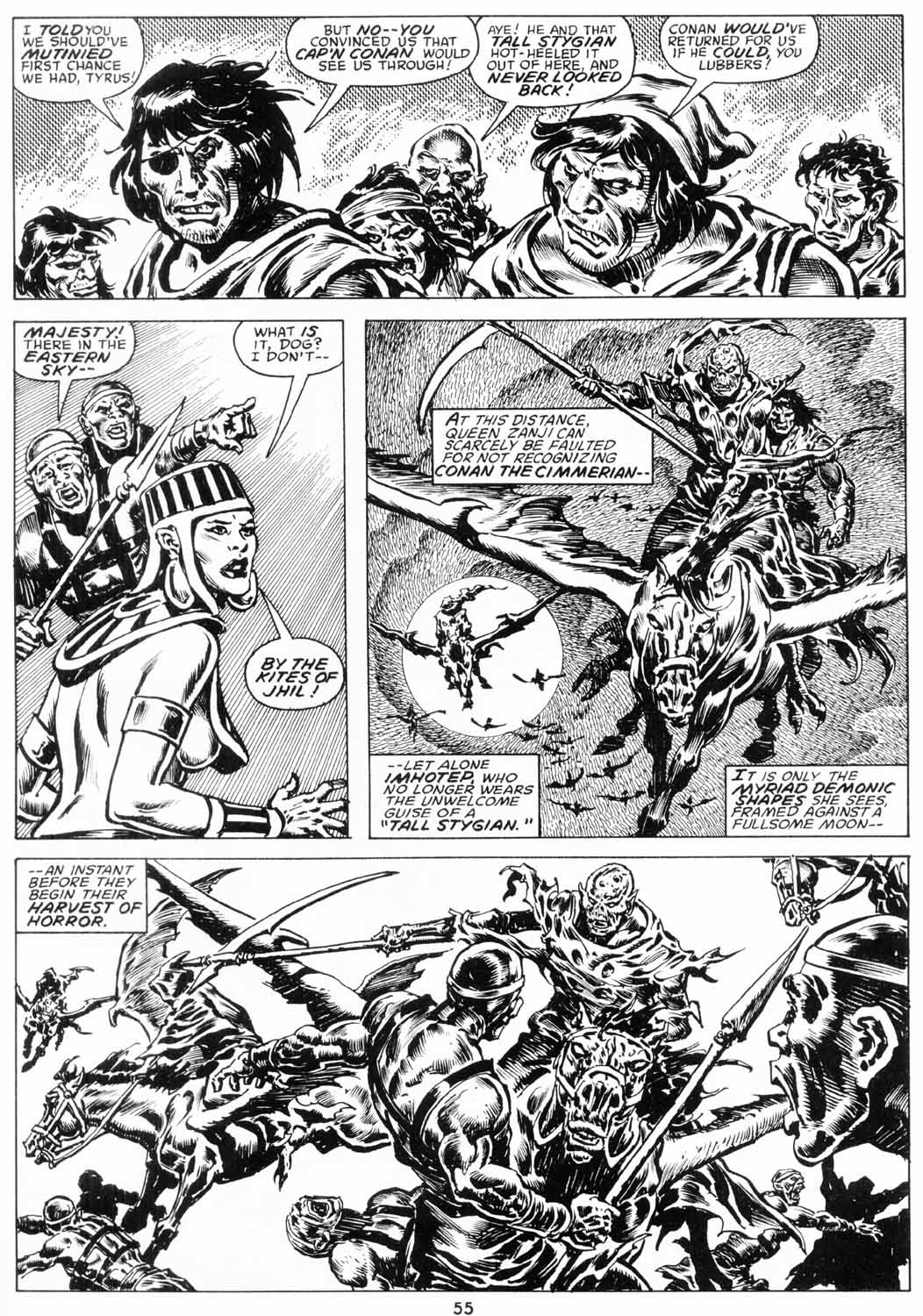 The Savage Sword Of Conan issue 206 - Page 56