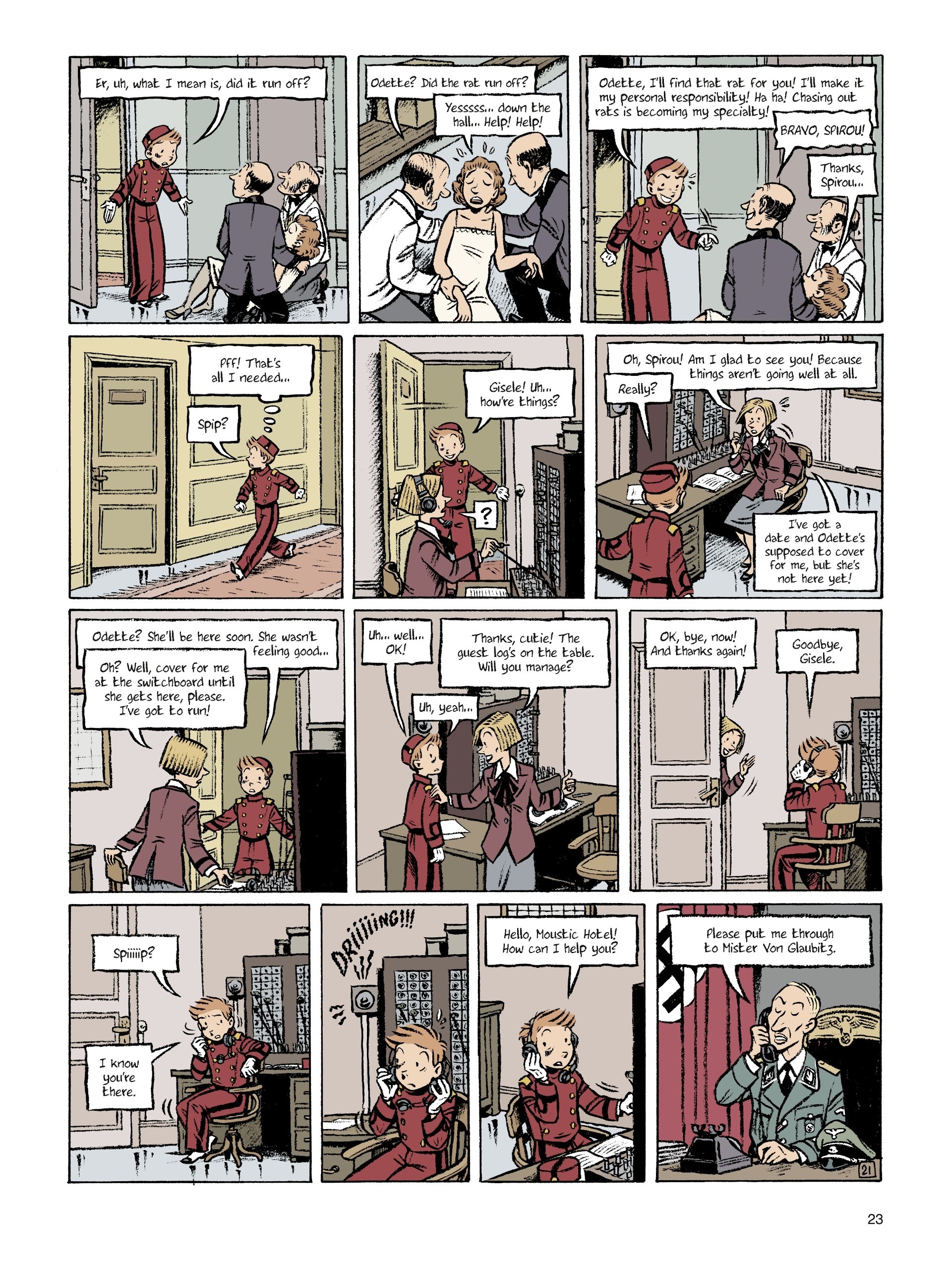 Read online Spirou: The Diary of a Naive Young Man comic -  Issue # TPB - 23