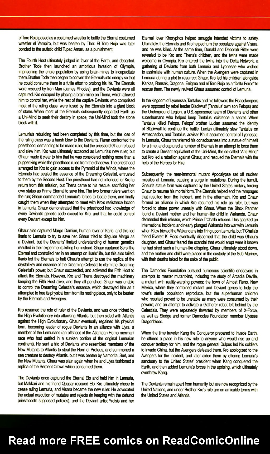 Read online All-New Official Handbook of the Marvel Universe A to Z comic -  Issue #3 - 46