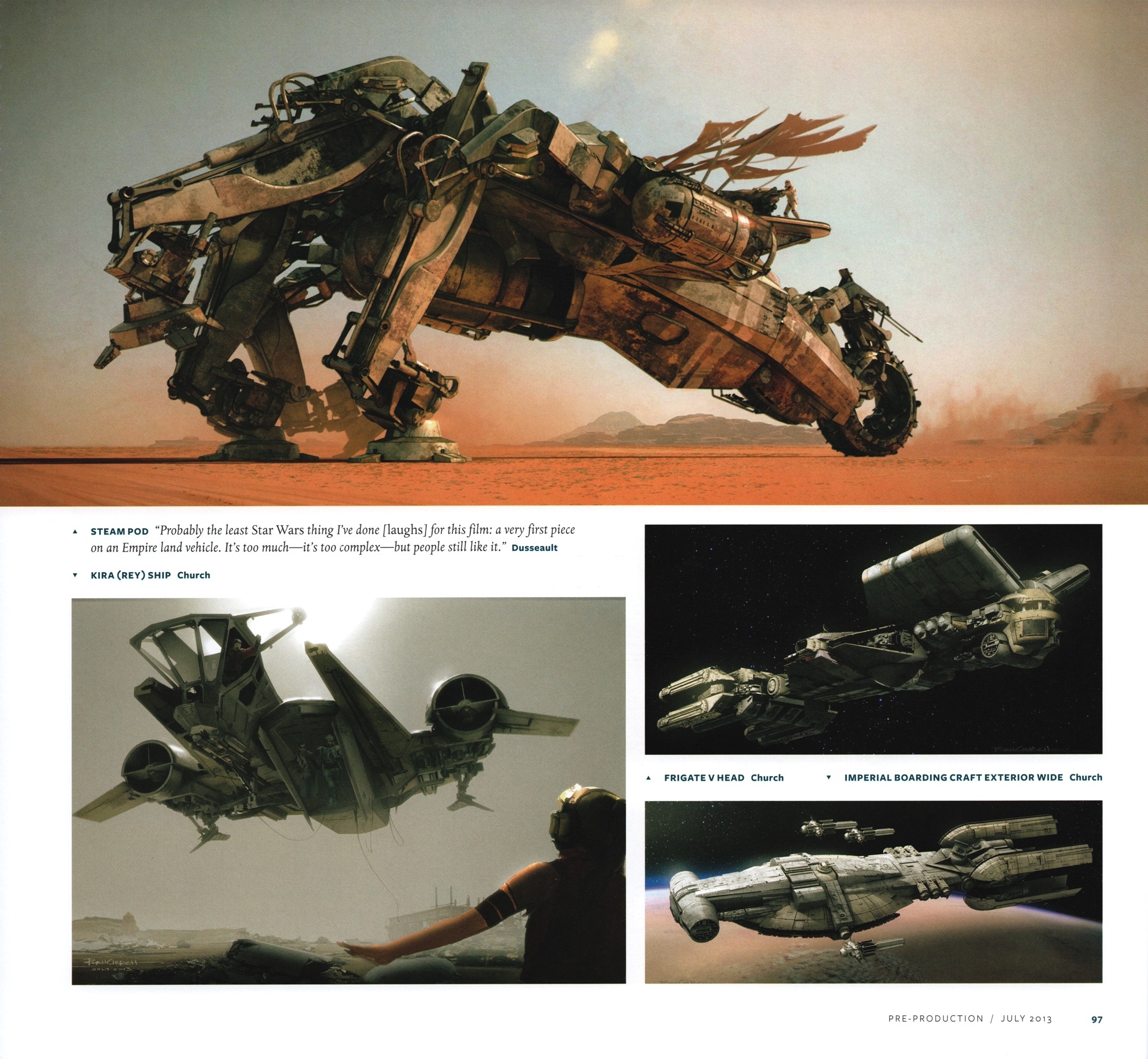 Read online Star Wars: The Art of Star Wars: The Force Awakens comic -  Issue # TPB (Part 1) - 101