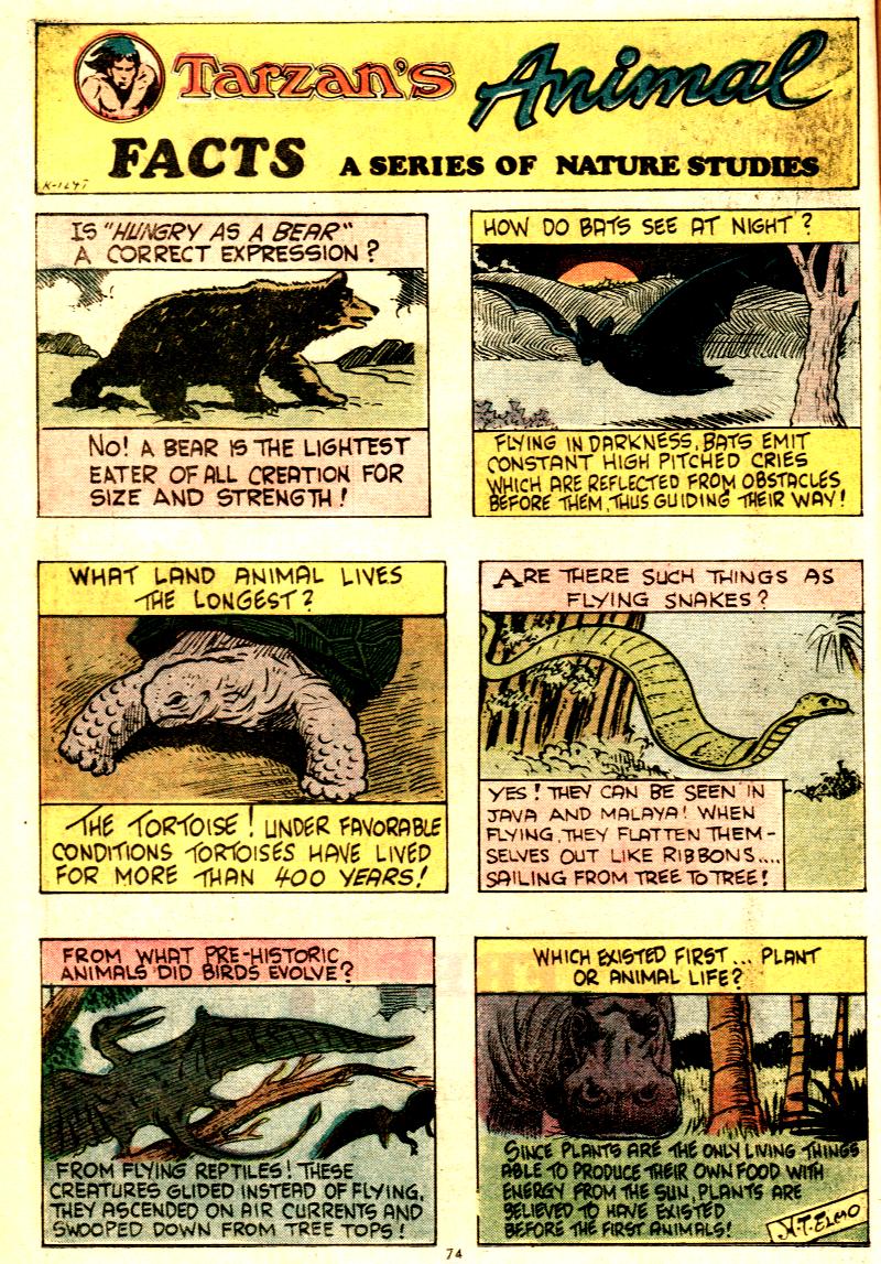 Read online Tarzan (1972) comic -  Issue #232 - 64