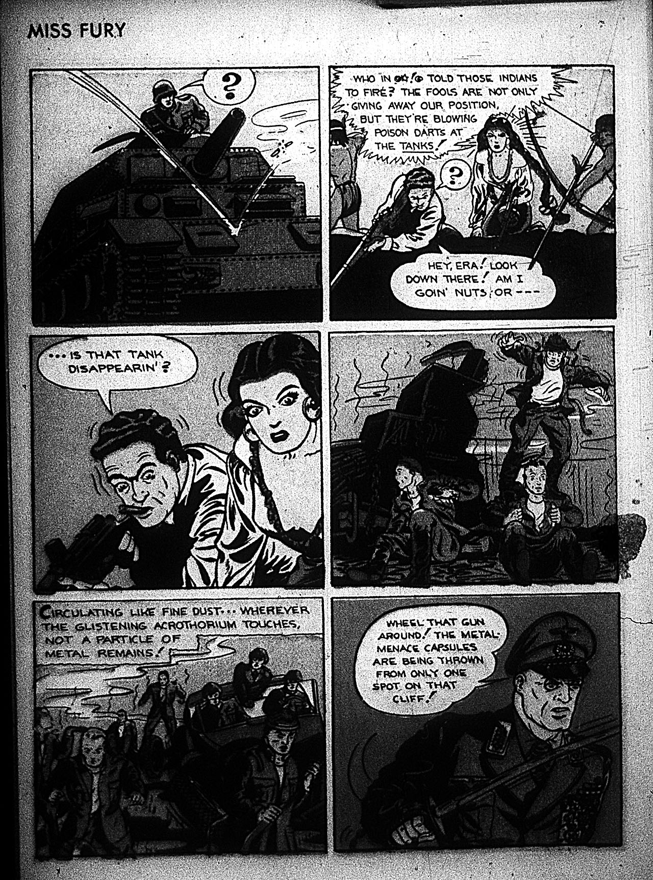 Read online Miss Fury (1942) comic -  Issue #3 - 32