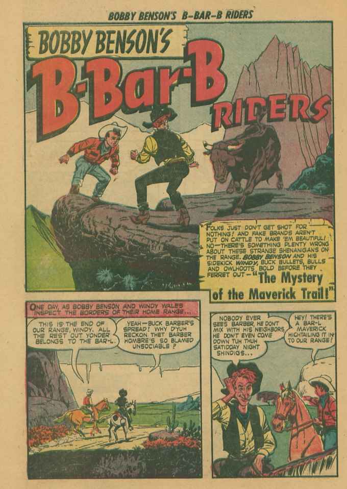 Read online Bobby Benson's B-Bar-B Riders comic -  Issue #13 - 26