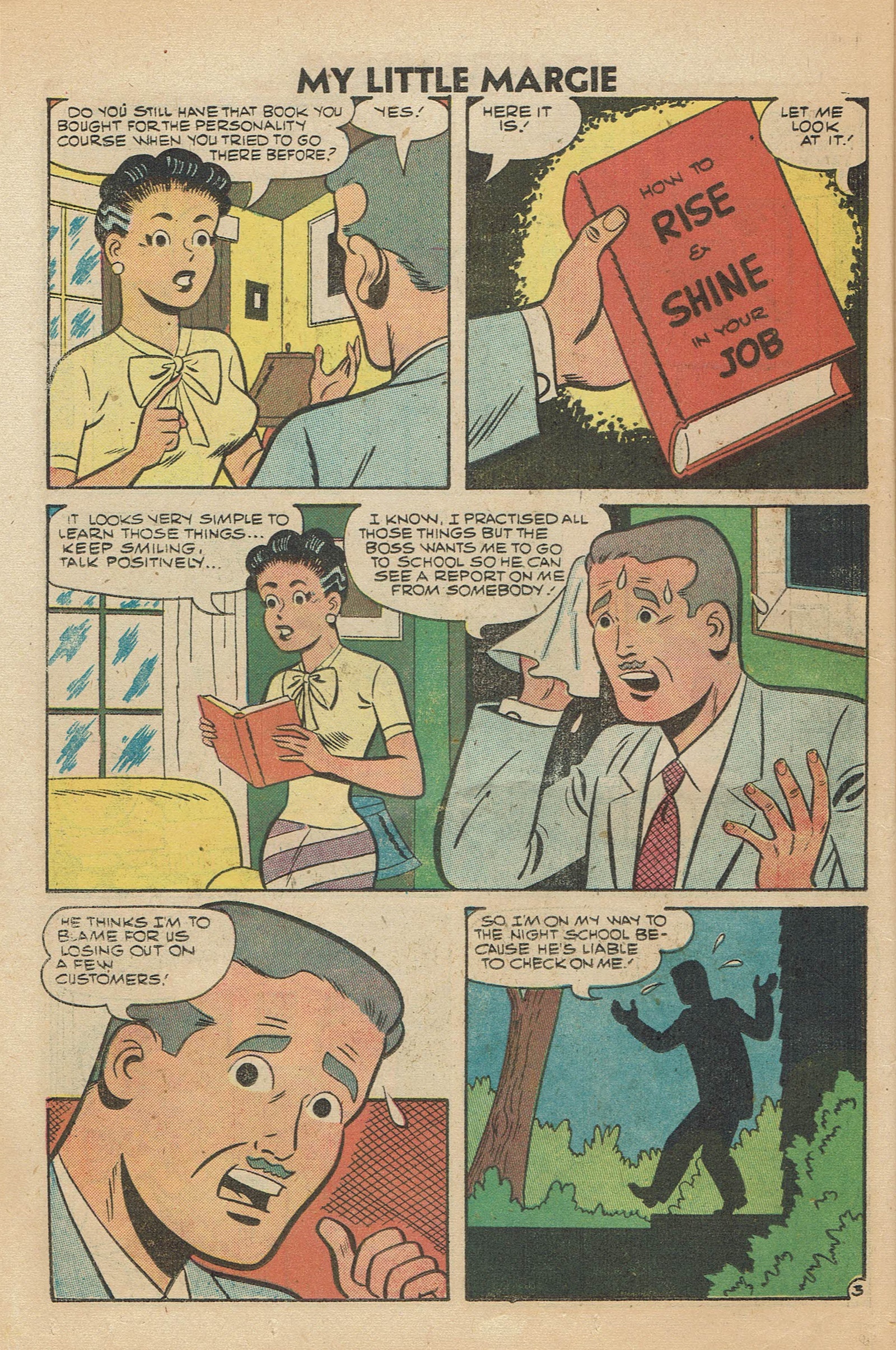 Read online My Little Margie (1954) comic -  Issue #23 - 25