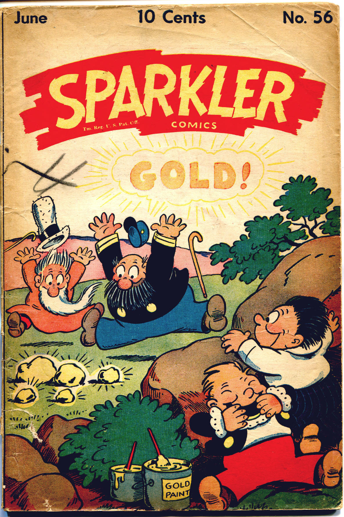 Read online Sparkler Comics comic -  Issue #56 - 1