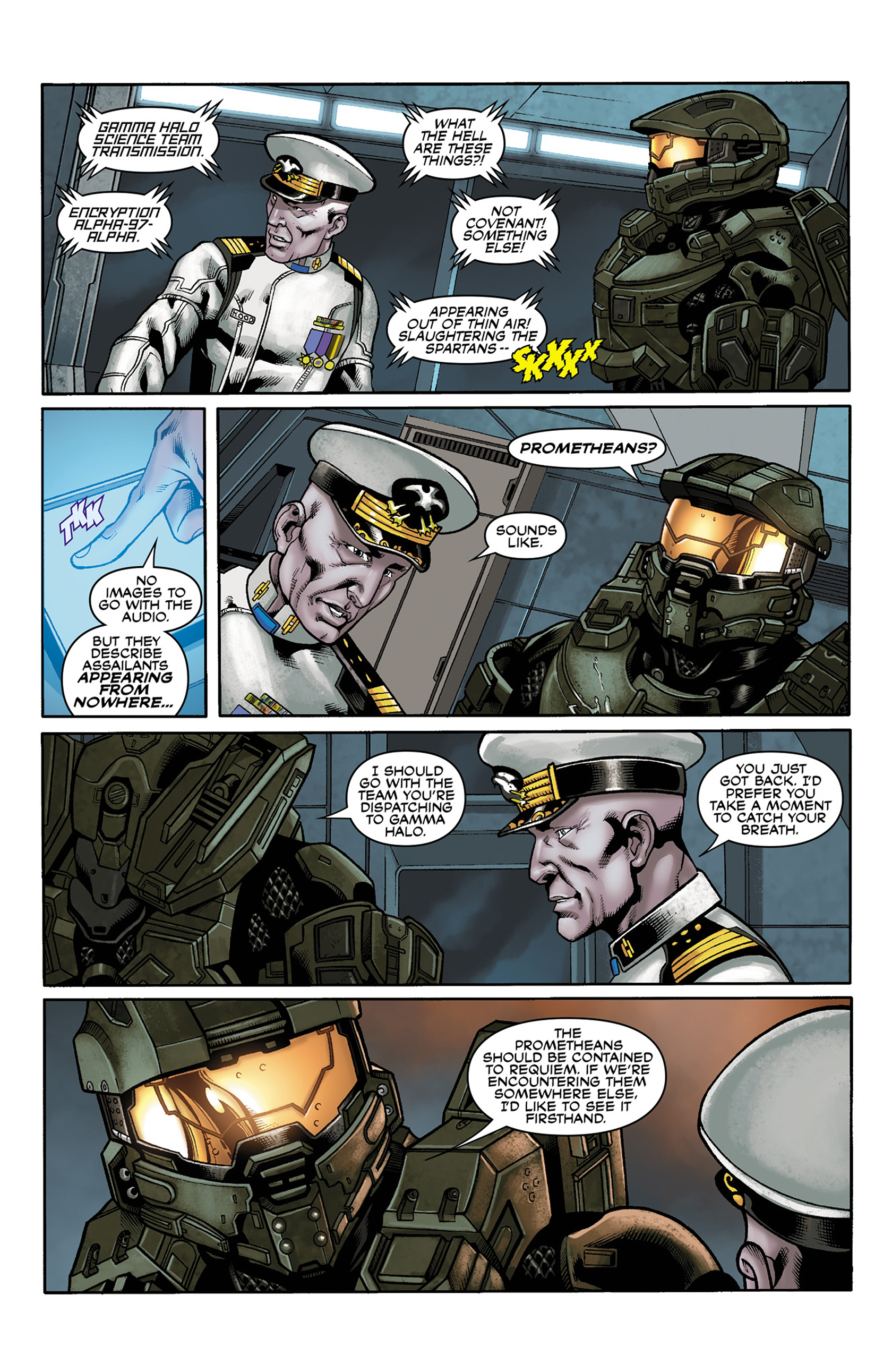 Read online Halo: Escalation comic -  Issue #8 - 9