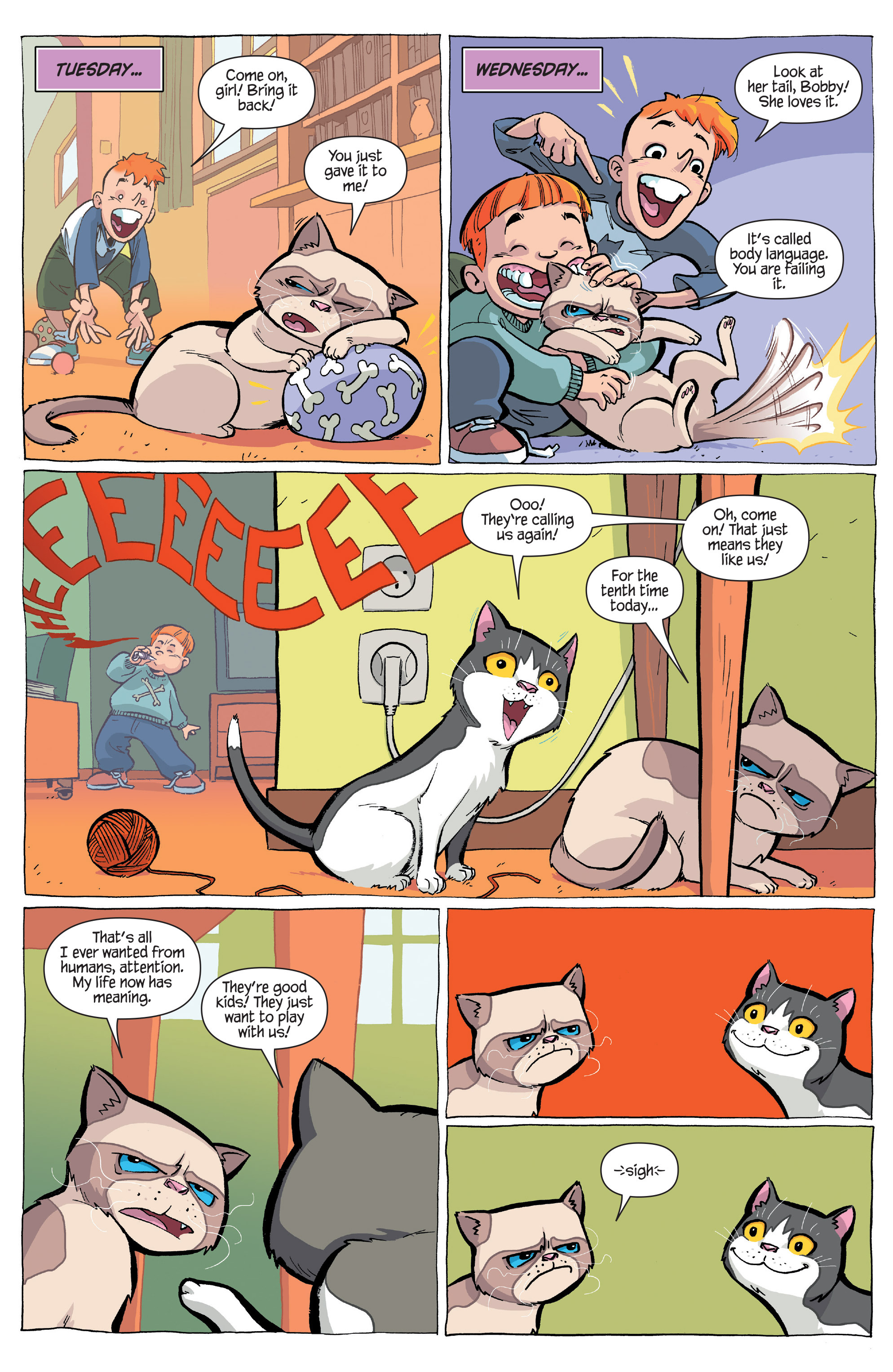 Read online Grumpy Cat & Pokey comic -  Issue #6 - 21