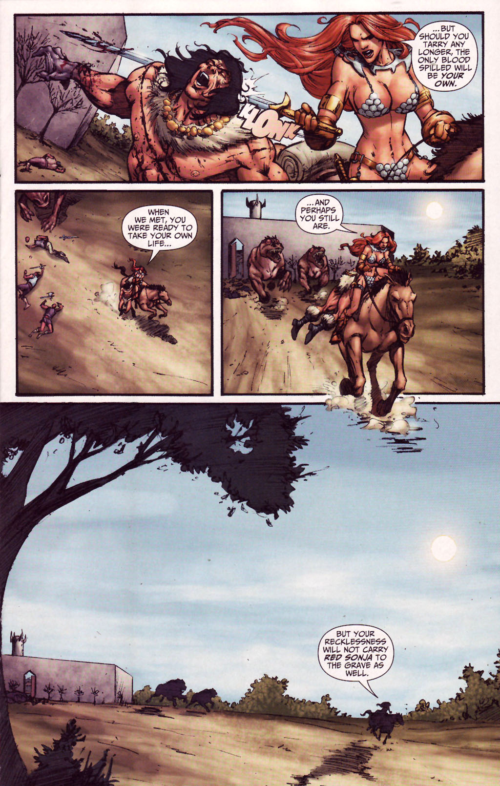 Read online Red Sonja / Claw The Unconquered: Devil's Hands comic -  Issue # TPB - 32