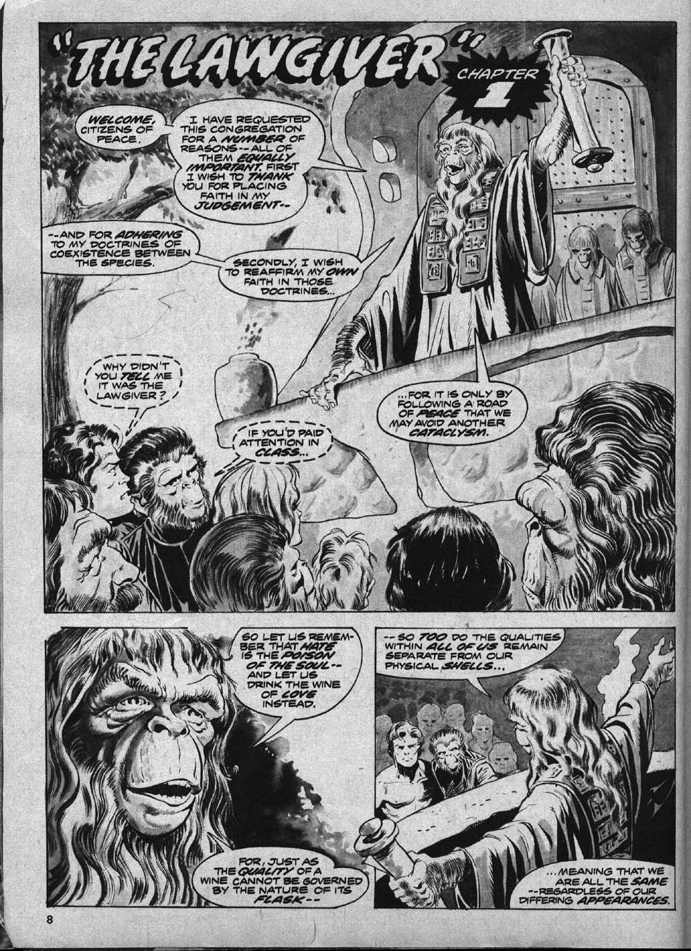 Read online Planet of the Apes comic -  Issue #1 - 8