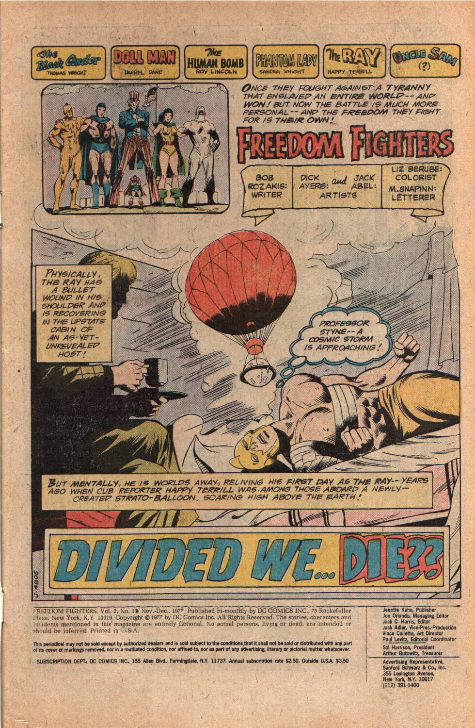 Freedom Fighters (1976) Issue #11 #11 - English 3