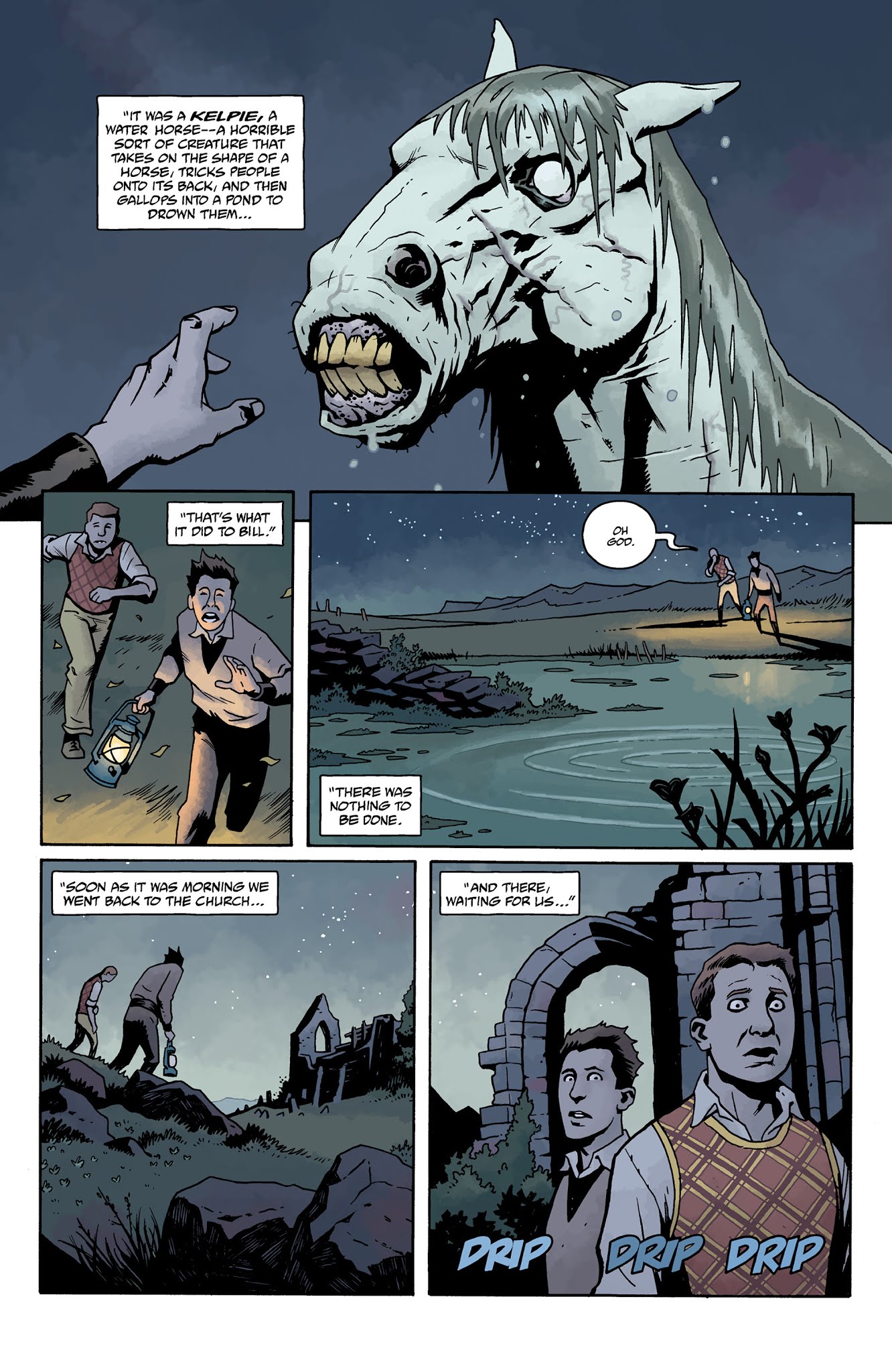 Read online Hellboy and the B.P.R.D.: 1953 - The Phantom Hand & the Kelpie comic -  Issue # Full - 23