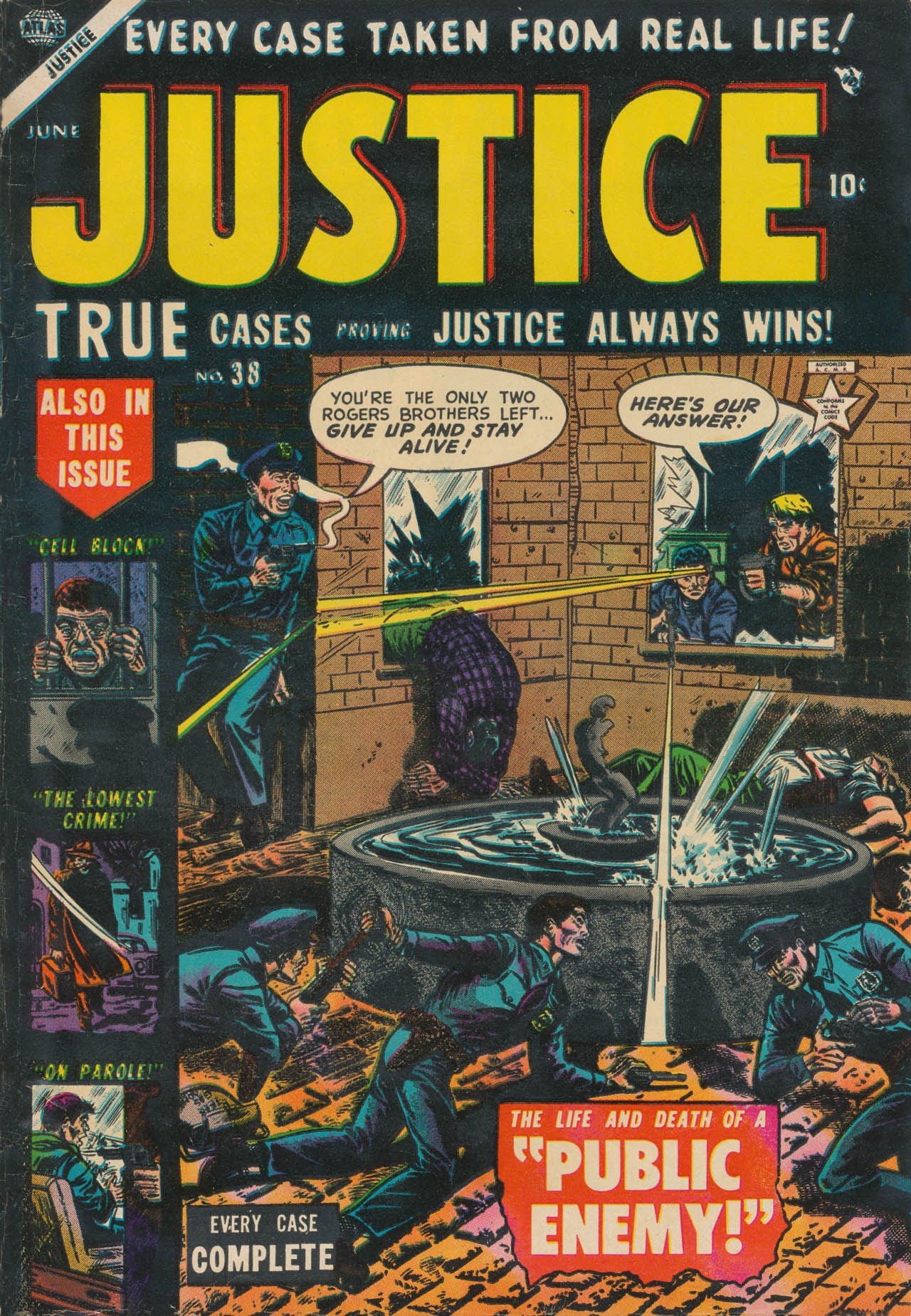 Read online Justice (1947) comic -  Issue #38 - 1
