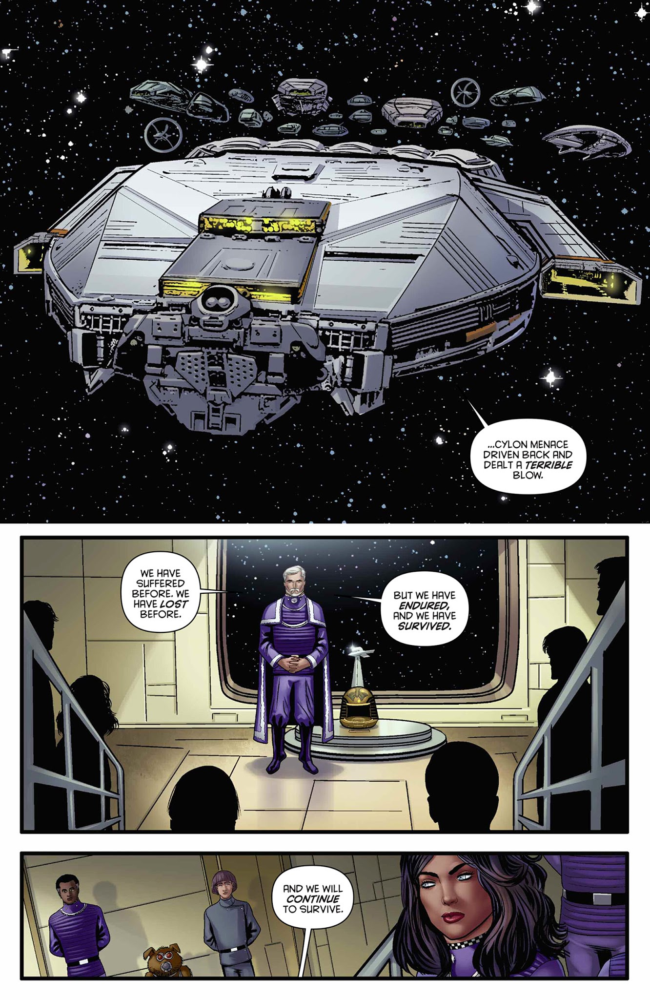 Read online Classic Battlestar Galactica: The Death of Apollo comic -  Issue #6 - 24