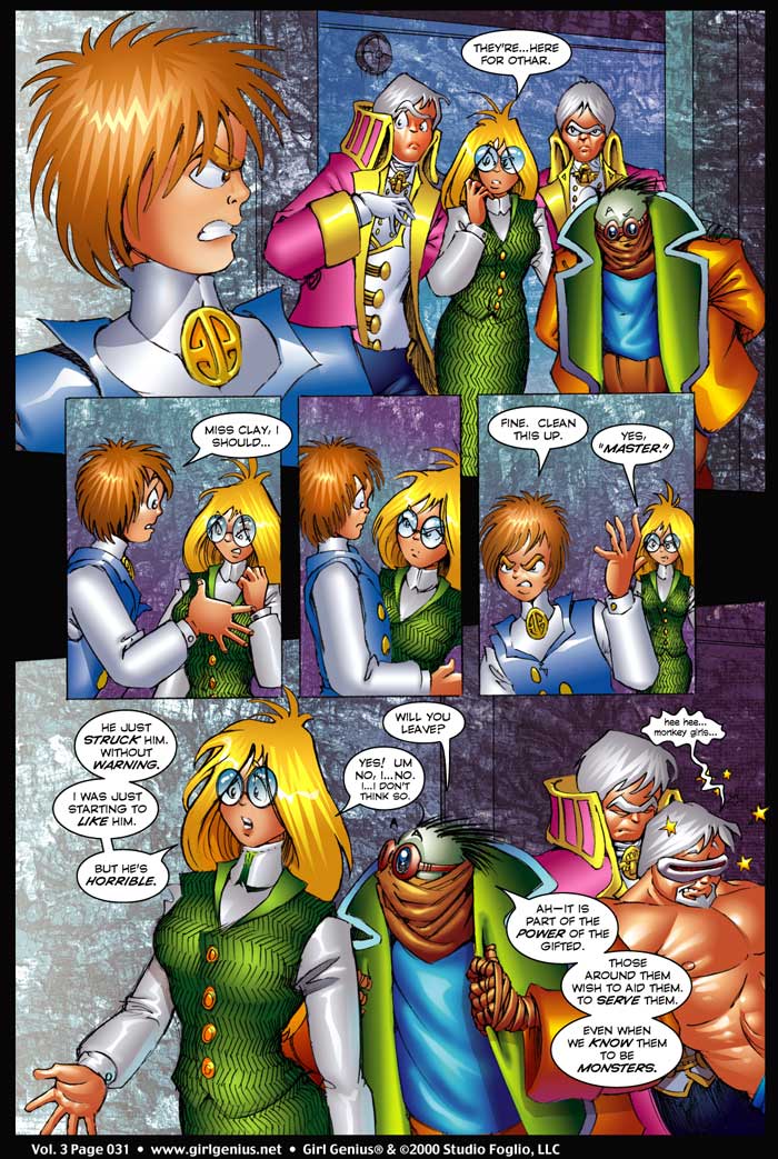 Read online Girl Genius (2002) comic -  Issue #3 - 31