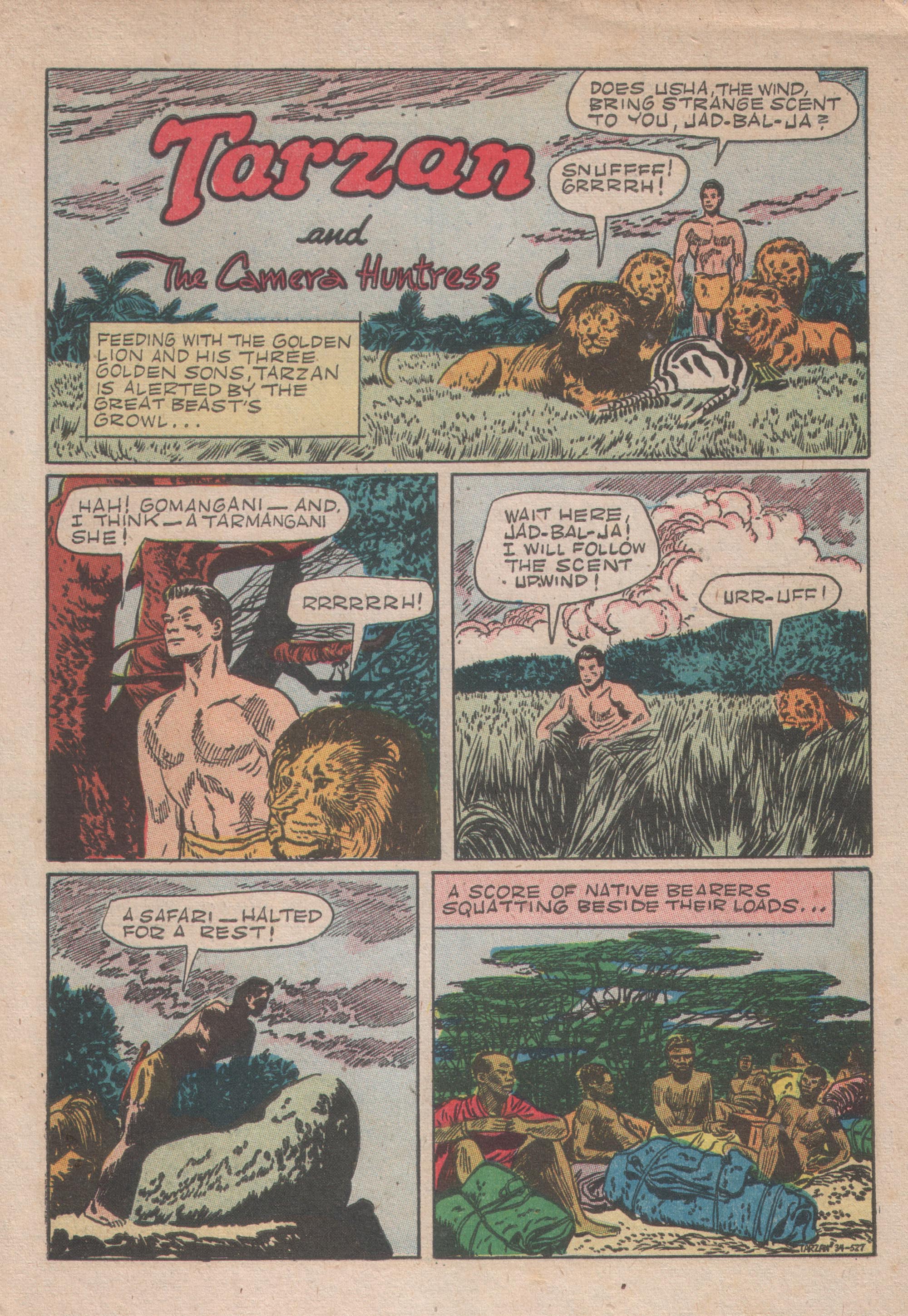 Read online Tarzan (1948) comic -  Issue #34 - 3