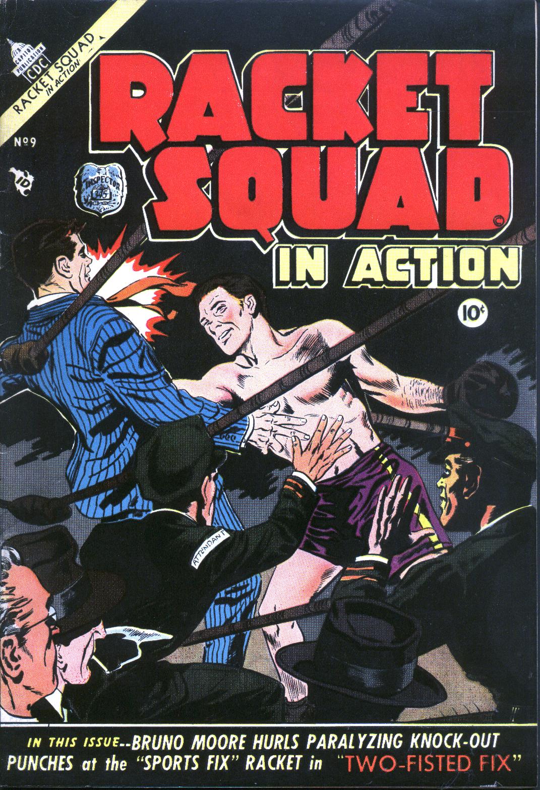 Read online Racket Squad in Action comic -  Issue #9 - 1