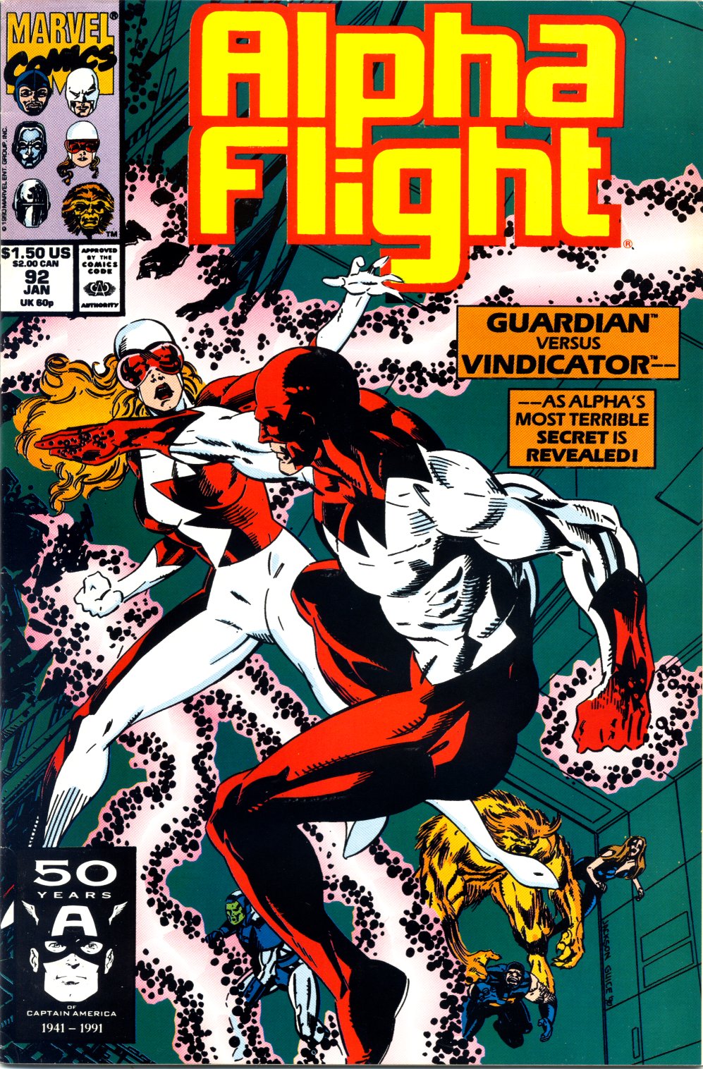 Read online Alpha Flight (1983) comic -  Issue #92 - 1