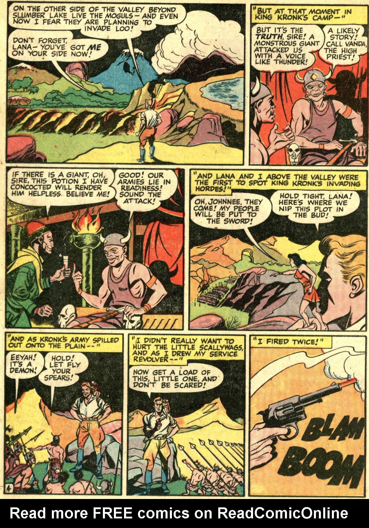 Read online Comic Cavalcade comic -  Issue #27 - 22