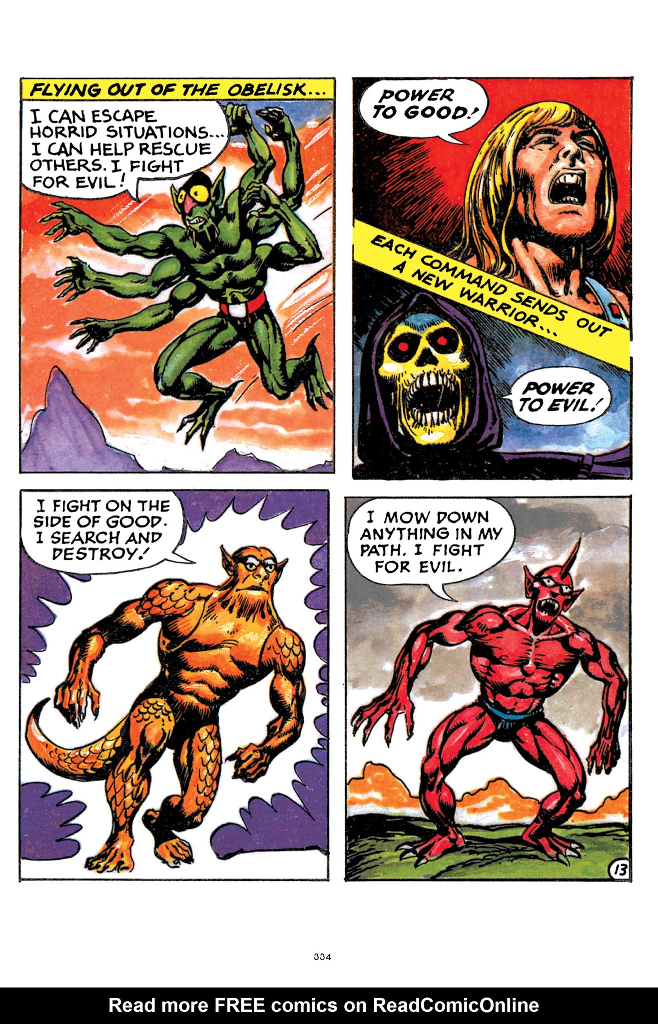 Read online He-Man and the Masters of the Universe Minicomic Collection comic -  Issue # TPB 1 - 329