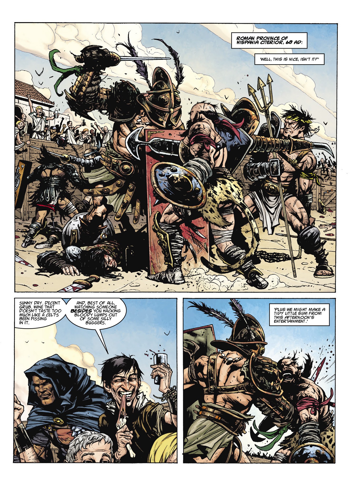 Read online Aquila: The Burning Fields comic -  Issue # TPB - 17