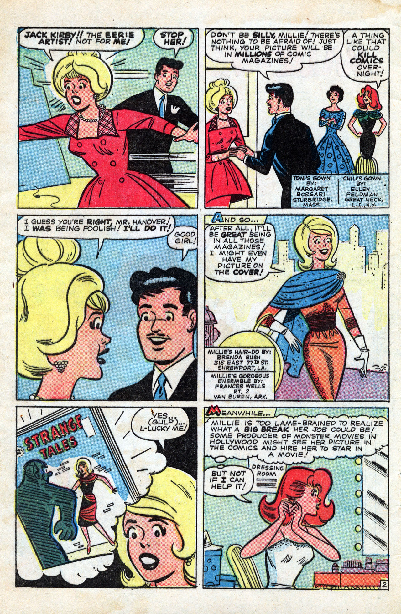 Read online Millie the Model comic -  Issue #107 - 4