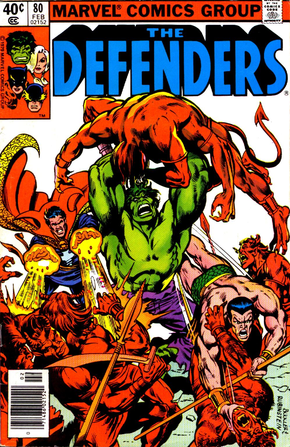 Read online The Defenders (1972) comic -  Issue #80 - 1