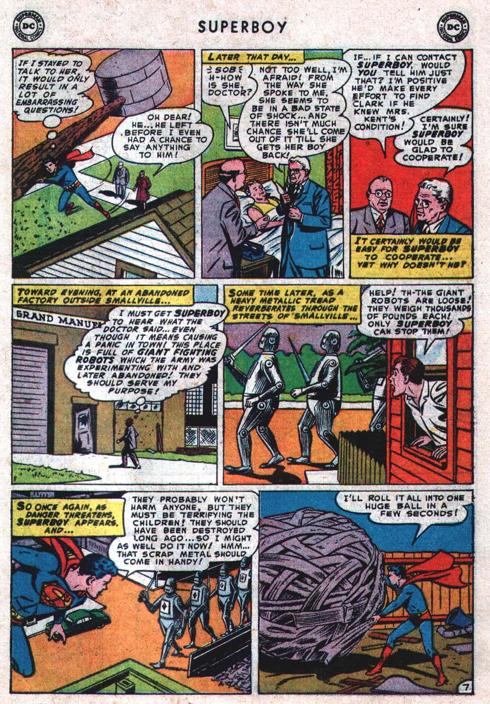 Read online Superboy (1949) comic -  Issue #27 - 32