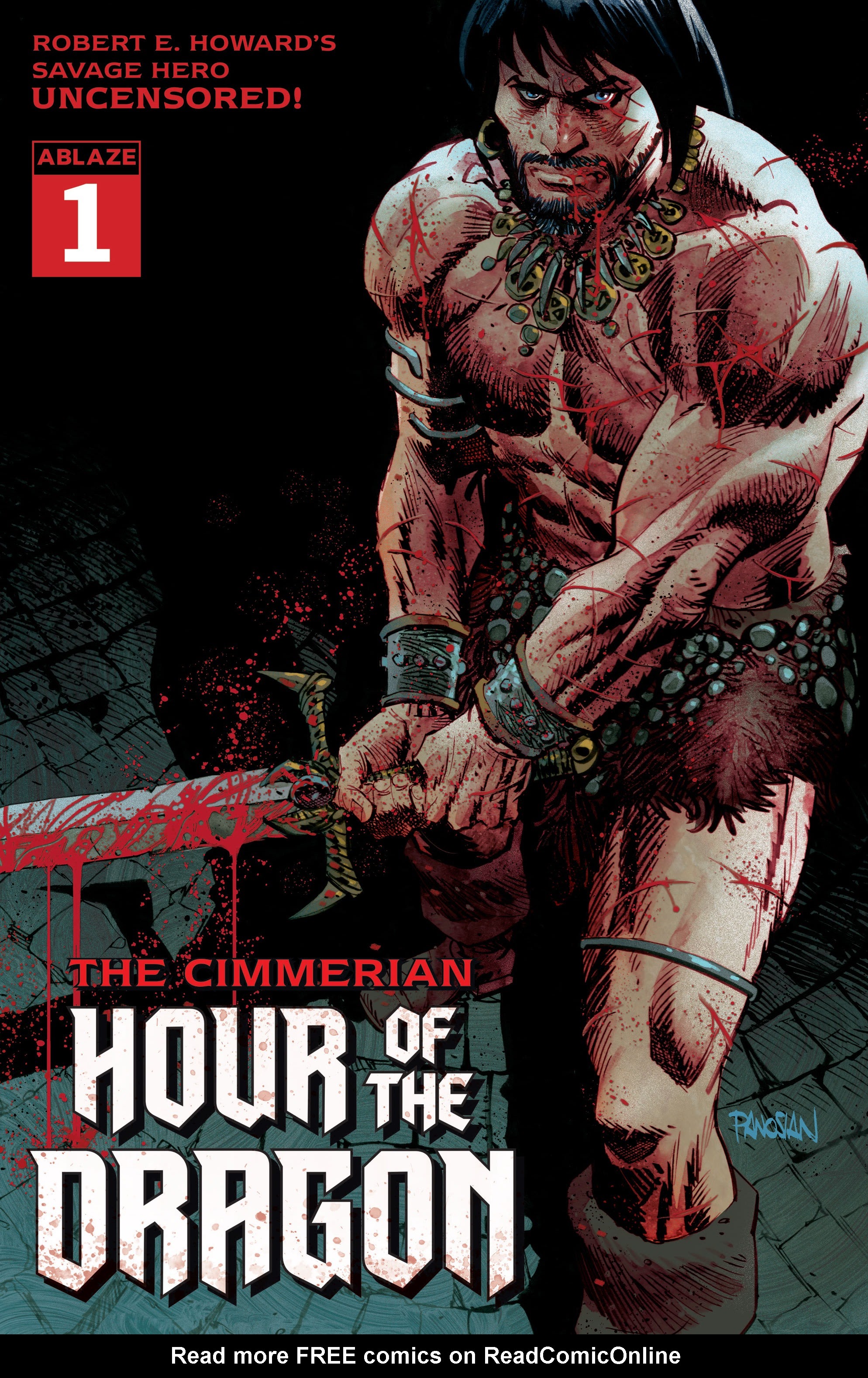 Read online The Cimmerian: Hour of the Dragon comic -  Issue #1 - 1