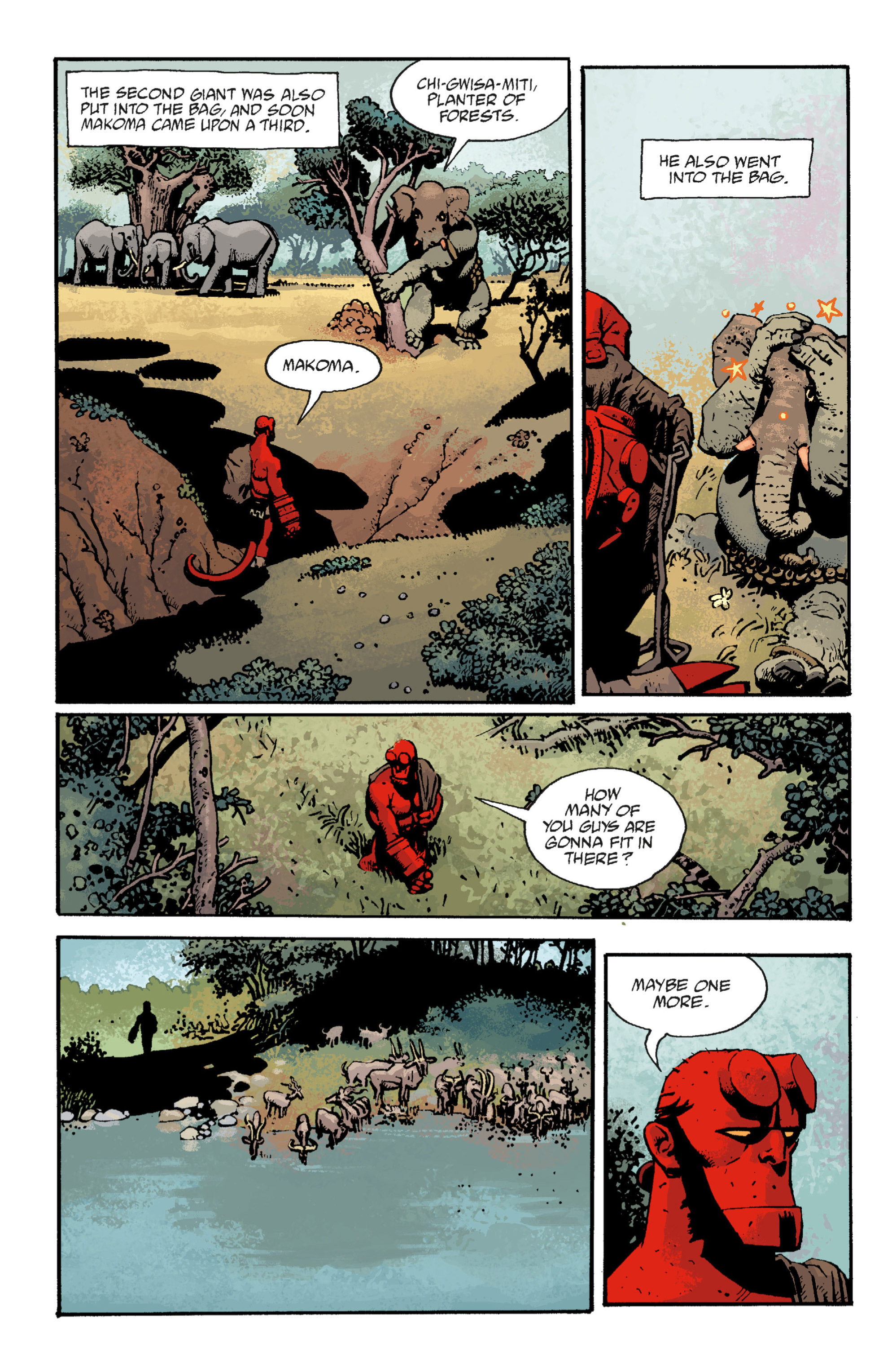 Read online Hellboy comic -  Issue #7 - 99