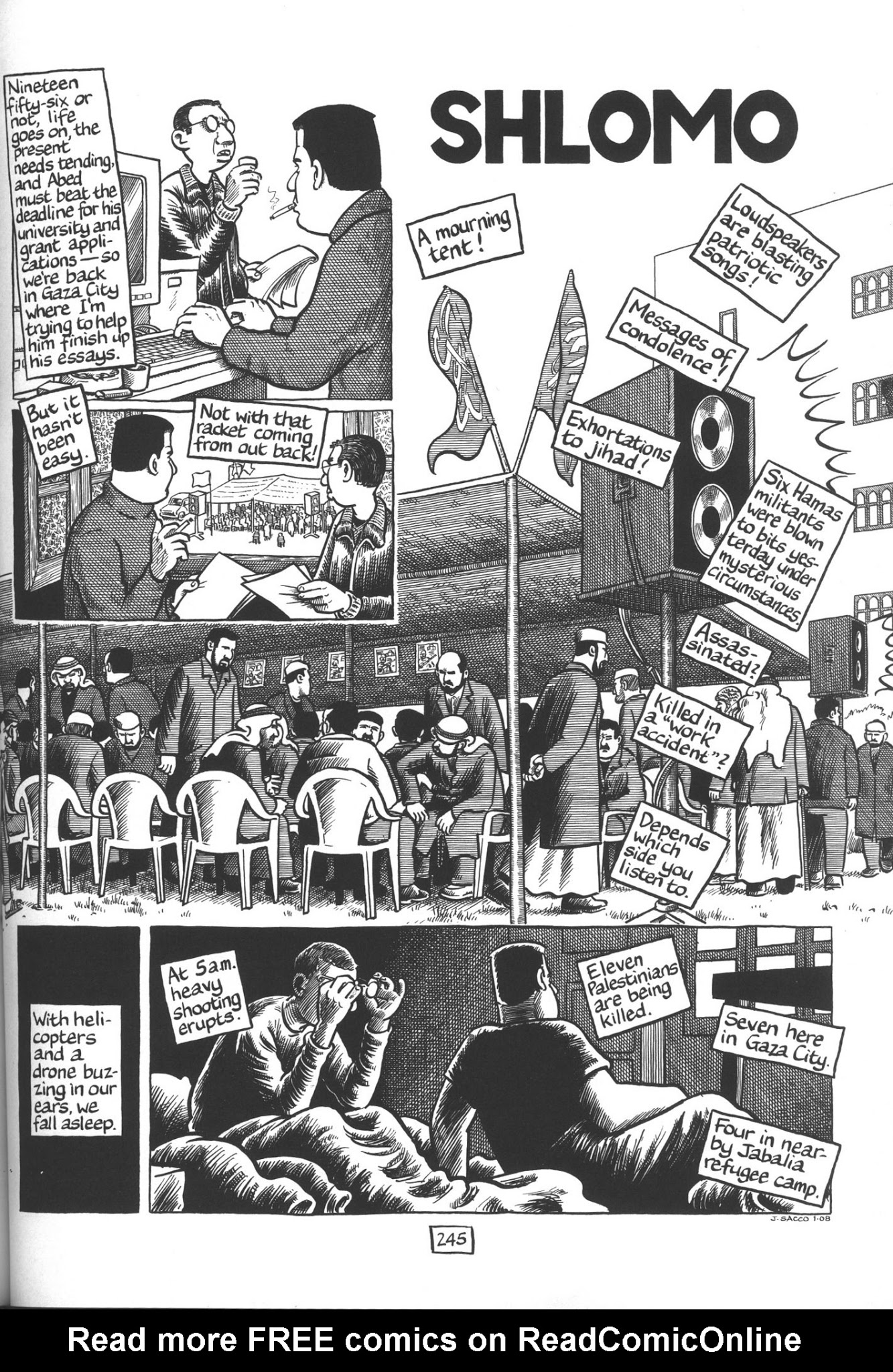 Read online Footnotes in Gaza comic -  Issue # TPB - 264