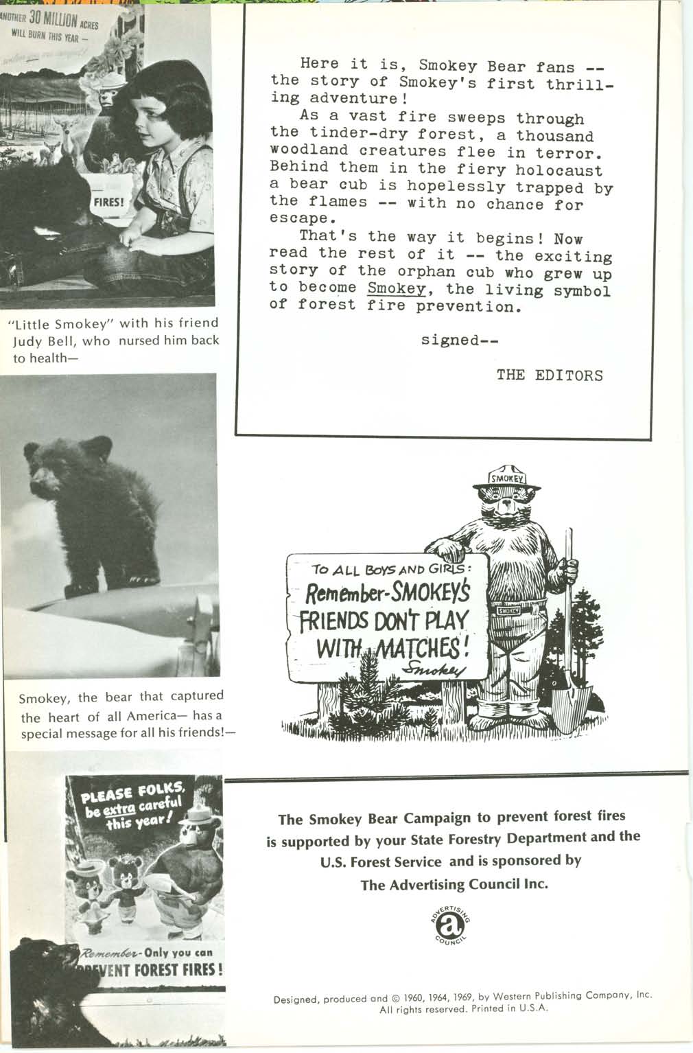 Read online The True Story of Smokey  Bear comic -  Issue # Full - 2