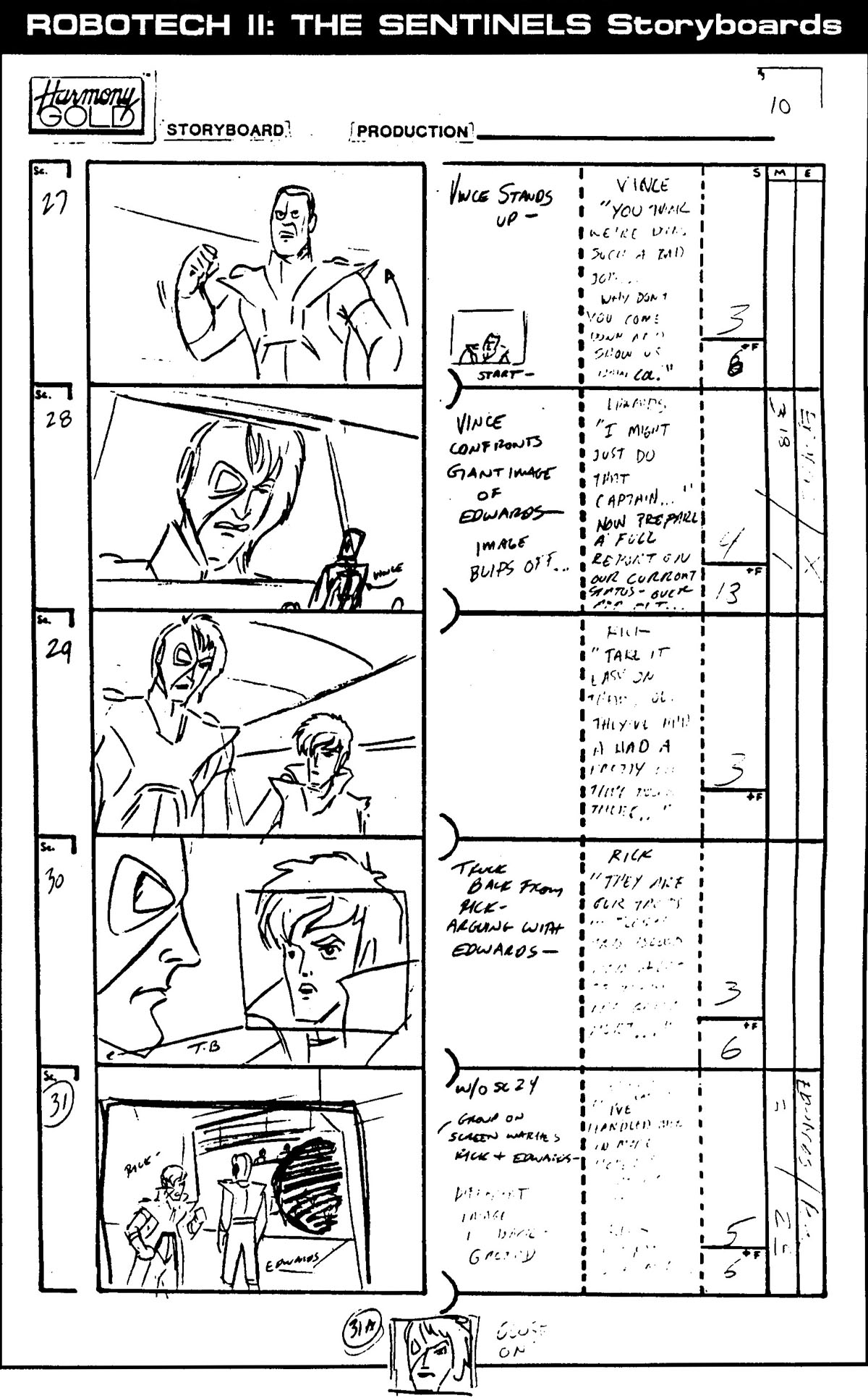 Read online Robotech II: The Sentinels comic -  Issue # _Script Book 2 - 101