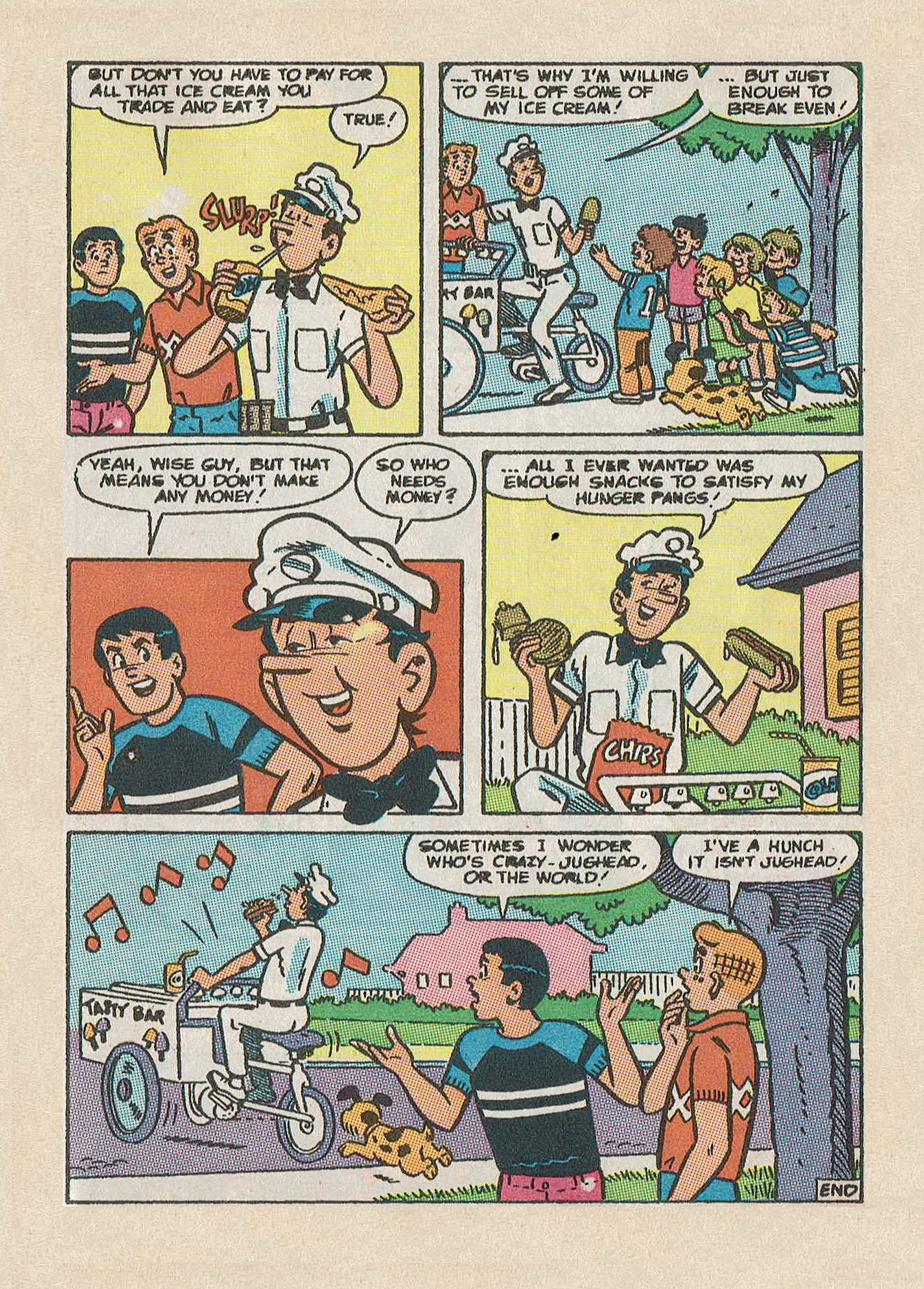 Read online Jughead Jones Comics Digest comic -  Issue #63 - 103